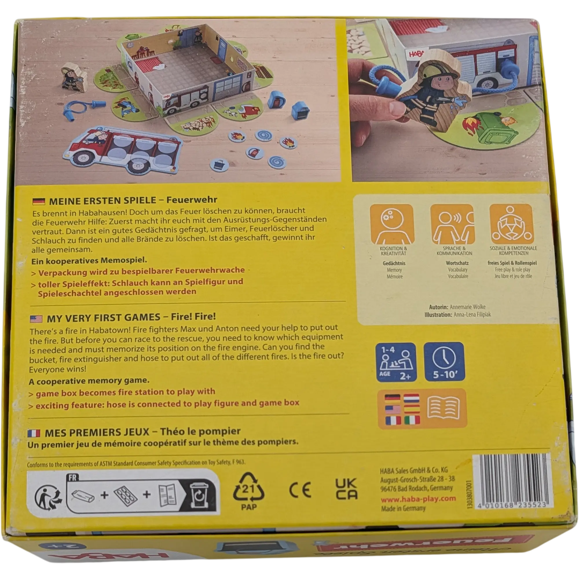Haba Meine ersten Spiele Feuerwehr , Ansicht 2