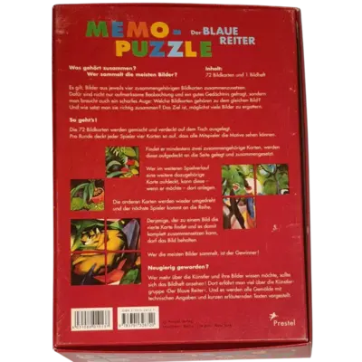 Das Prestel Memo-Puzzle Der blaue Reiter