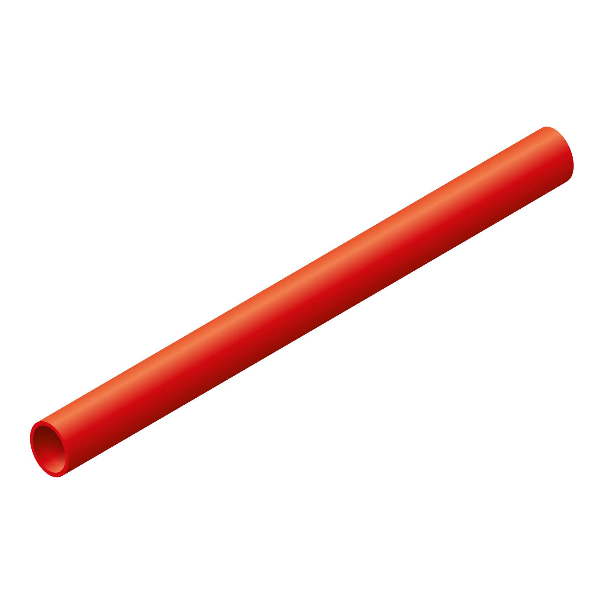Quadro Mini Rohr 15cm Rot
