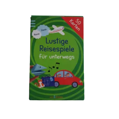 ars Edition Lustige Reisespiele für unterwegs