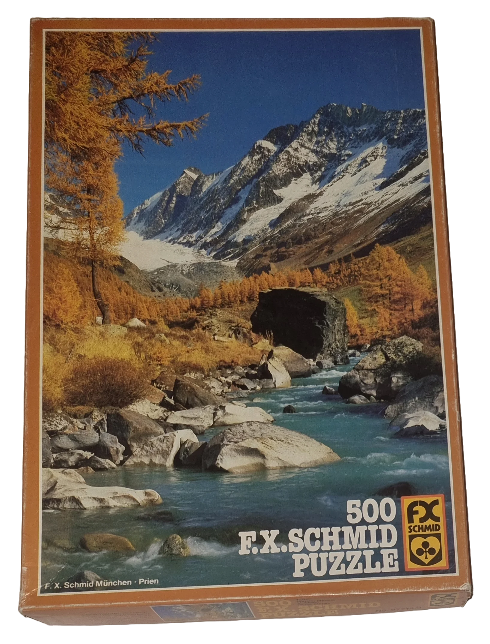 FX Schmid Romantic Puzzle 500 Teile 97714.9 Lötschental Schweiz
