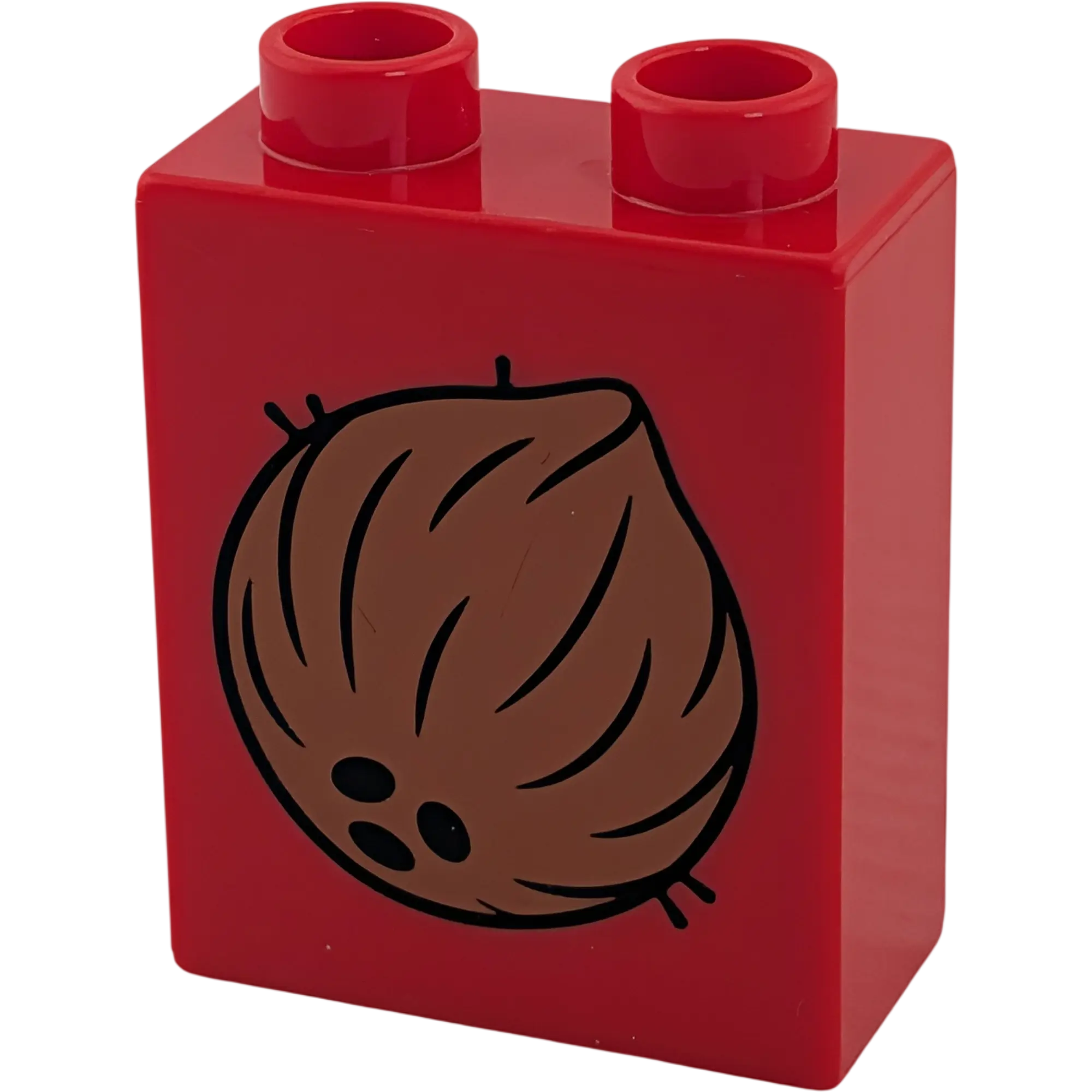 Lego Duplo 4066 Stein 1x2 Rot Kokosnuss