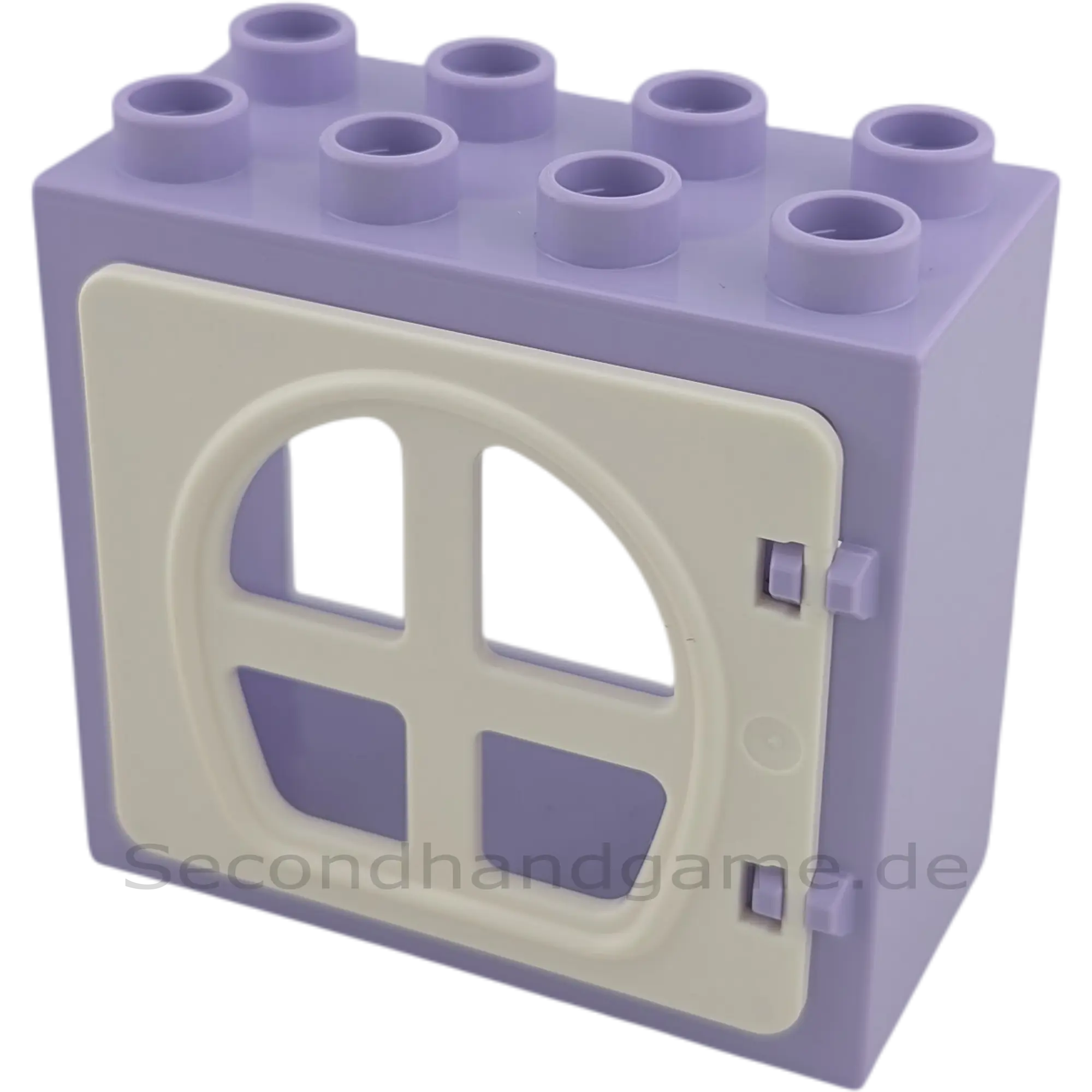 Lego Duplo 61649 Fenster Helllila mit 4 weißen Rundfenstern