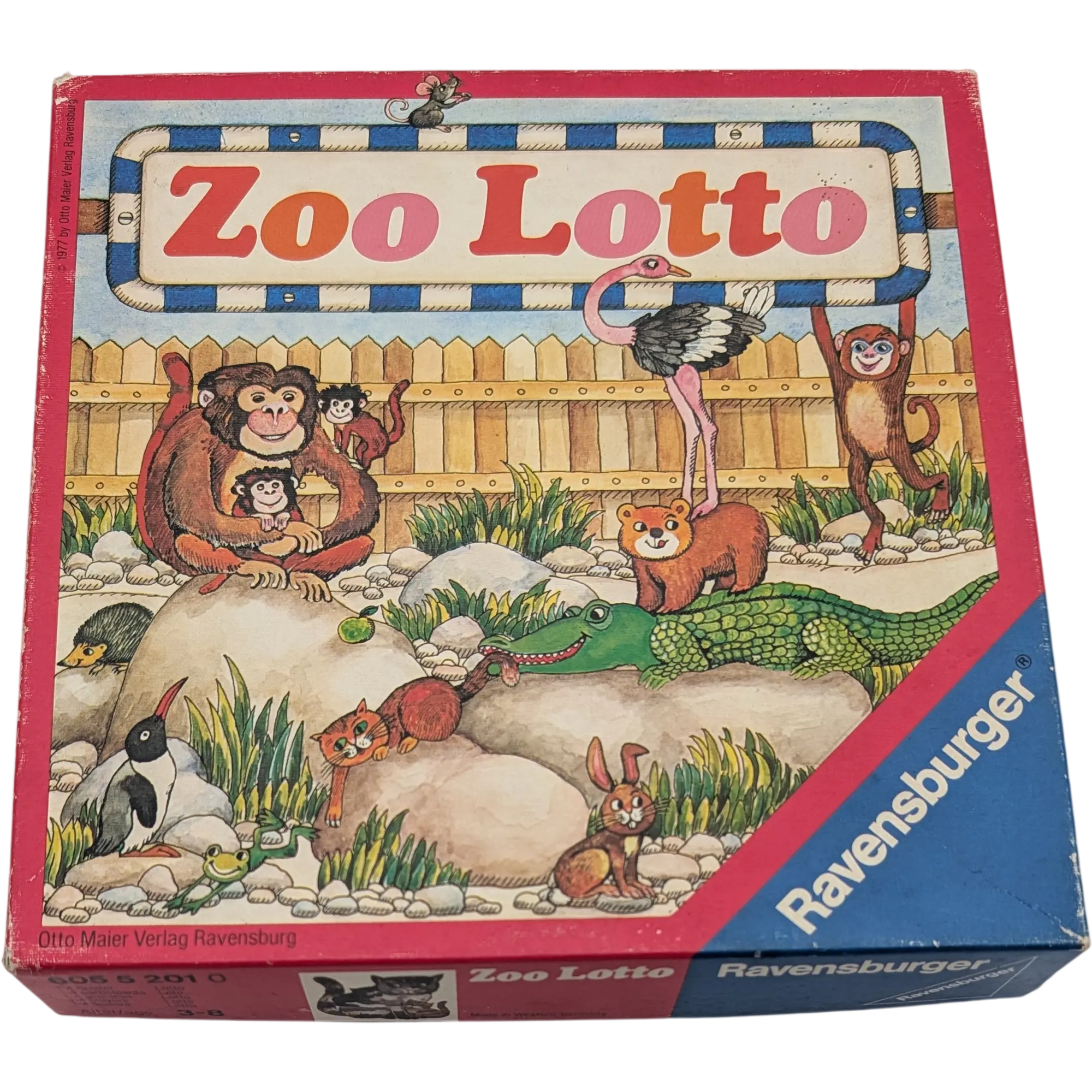 Ravensburger Zoo Lotto 60552010 Rot