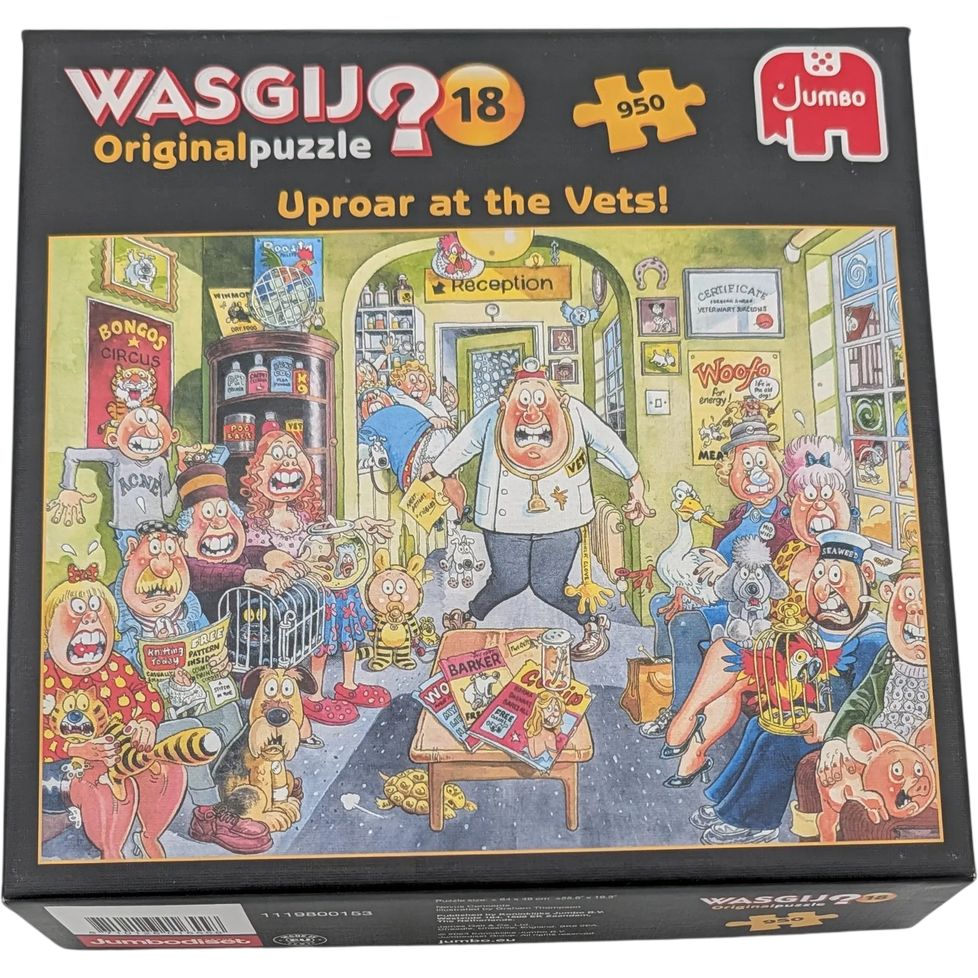 Jumbo Wasgij? Original Puzzle 18, 950 Teile Beim Tierarzt