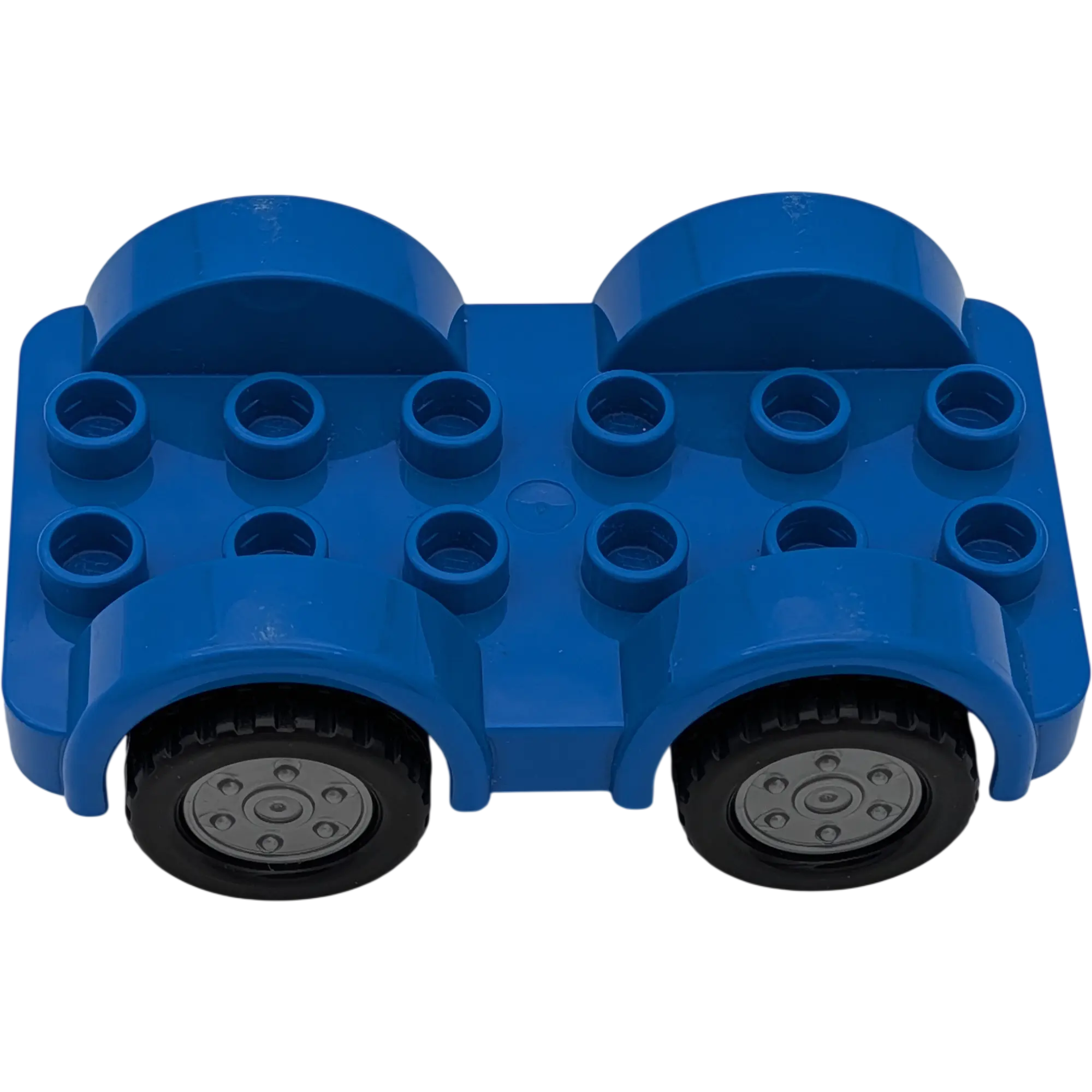 Lego Duplo 11841 Auto Dunkelblau Schwarz Silberne Räder Unterteil Fahrzeug