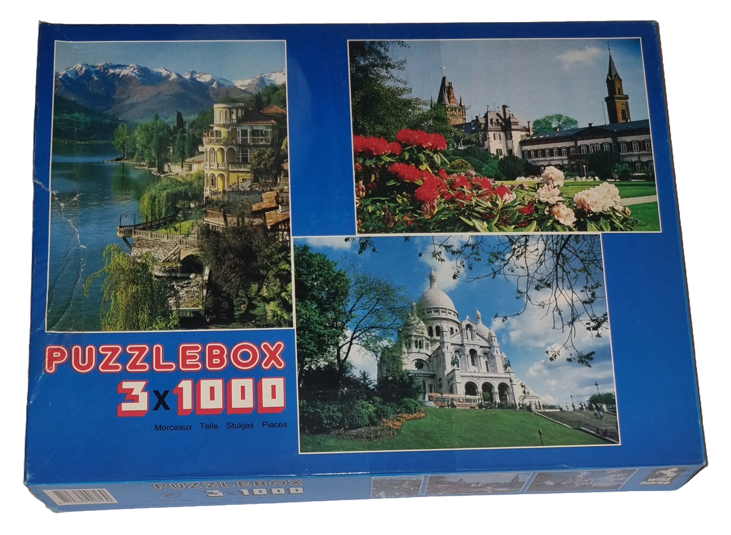 Wild Horse Puzzle 3 x 1000 Teile Puzzlebox 100813