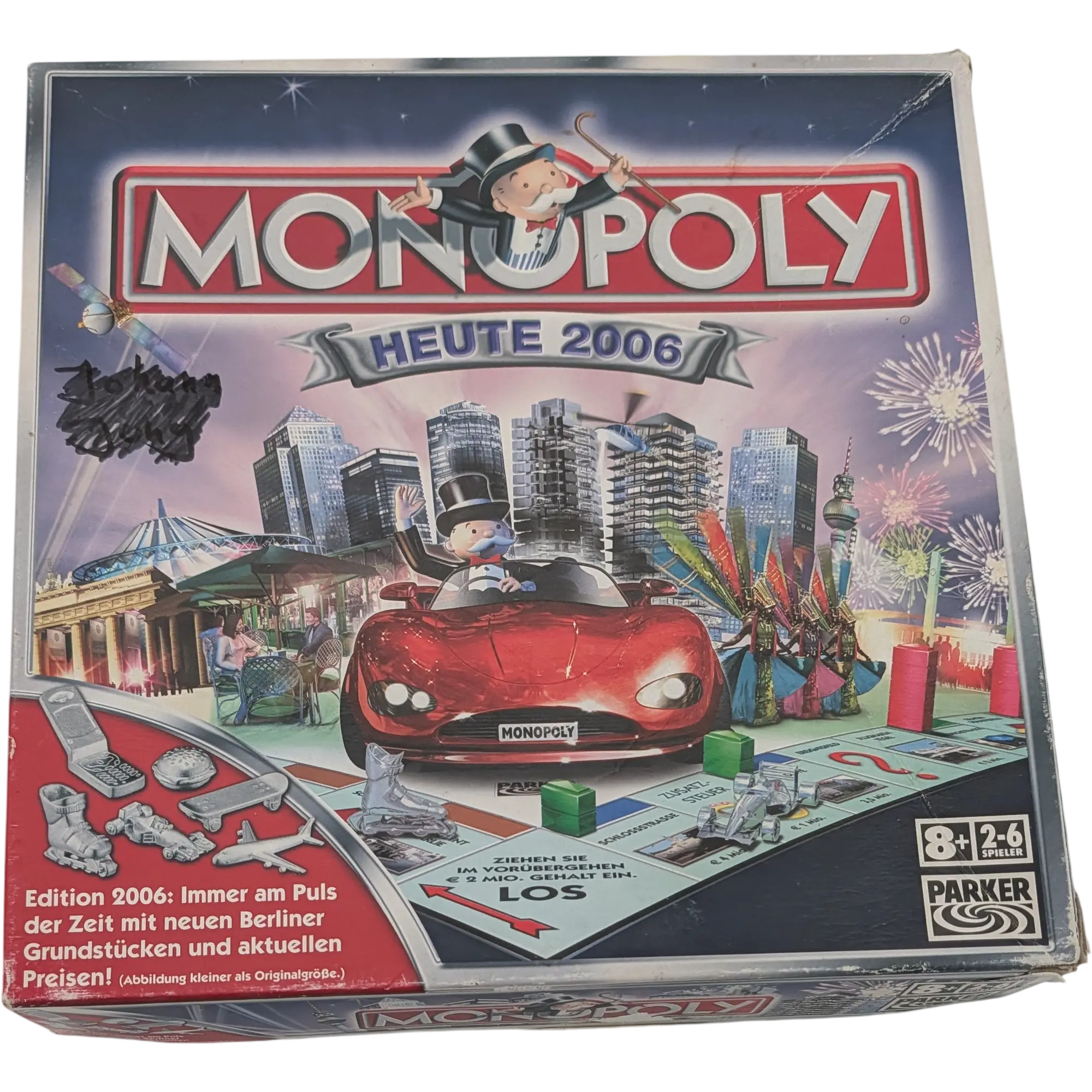 Parker Monopoly Heute 2006 mit besonderen Spielfiguren