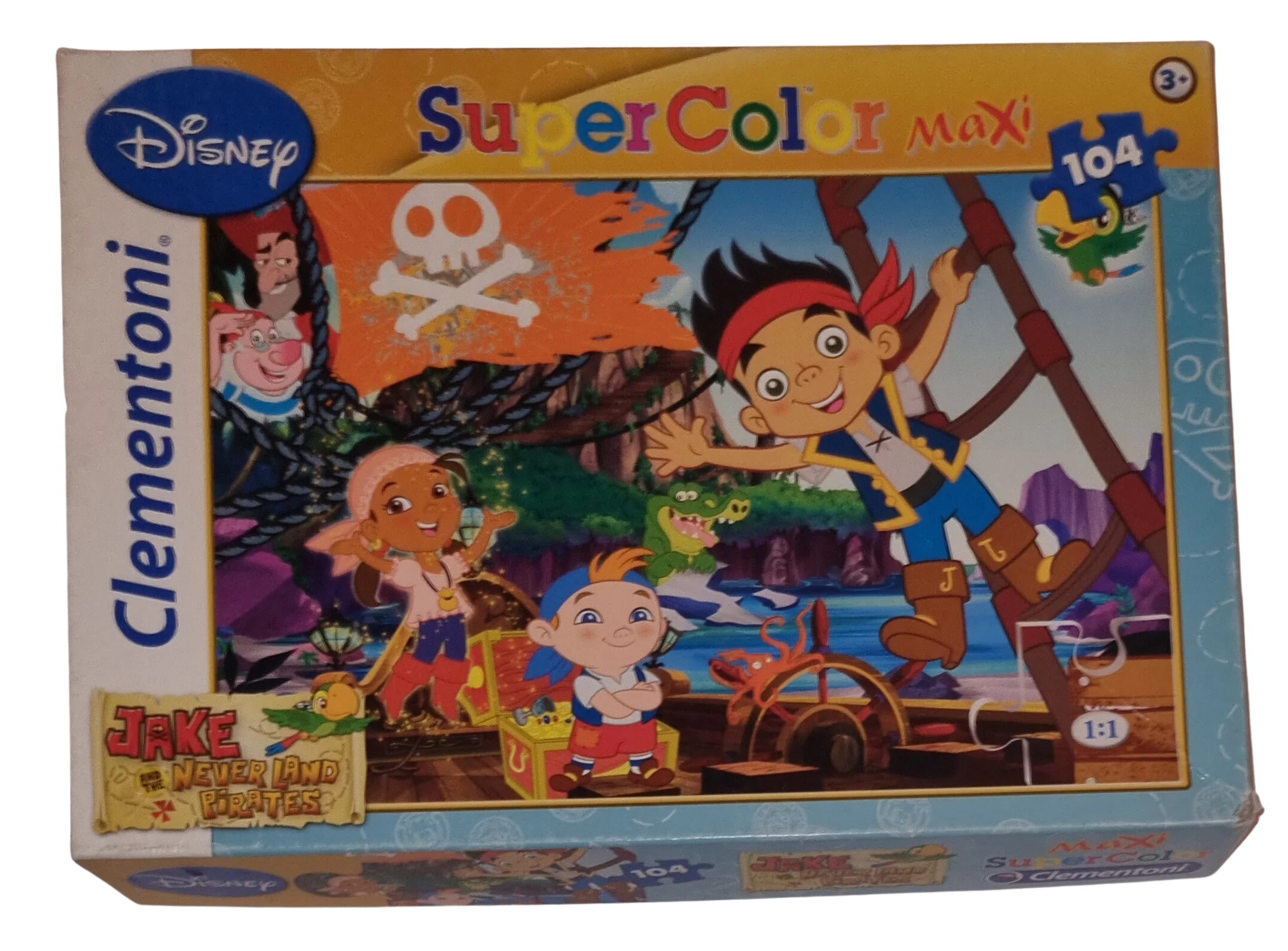 Clementoni Super Color Maxi Jake and the neverland pirates Puzzle 104 Teile