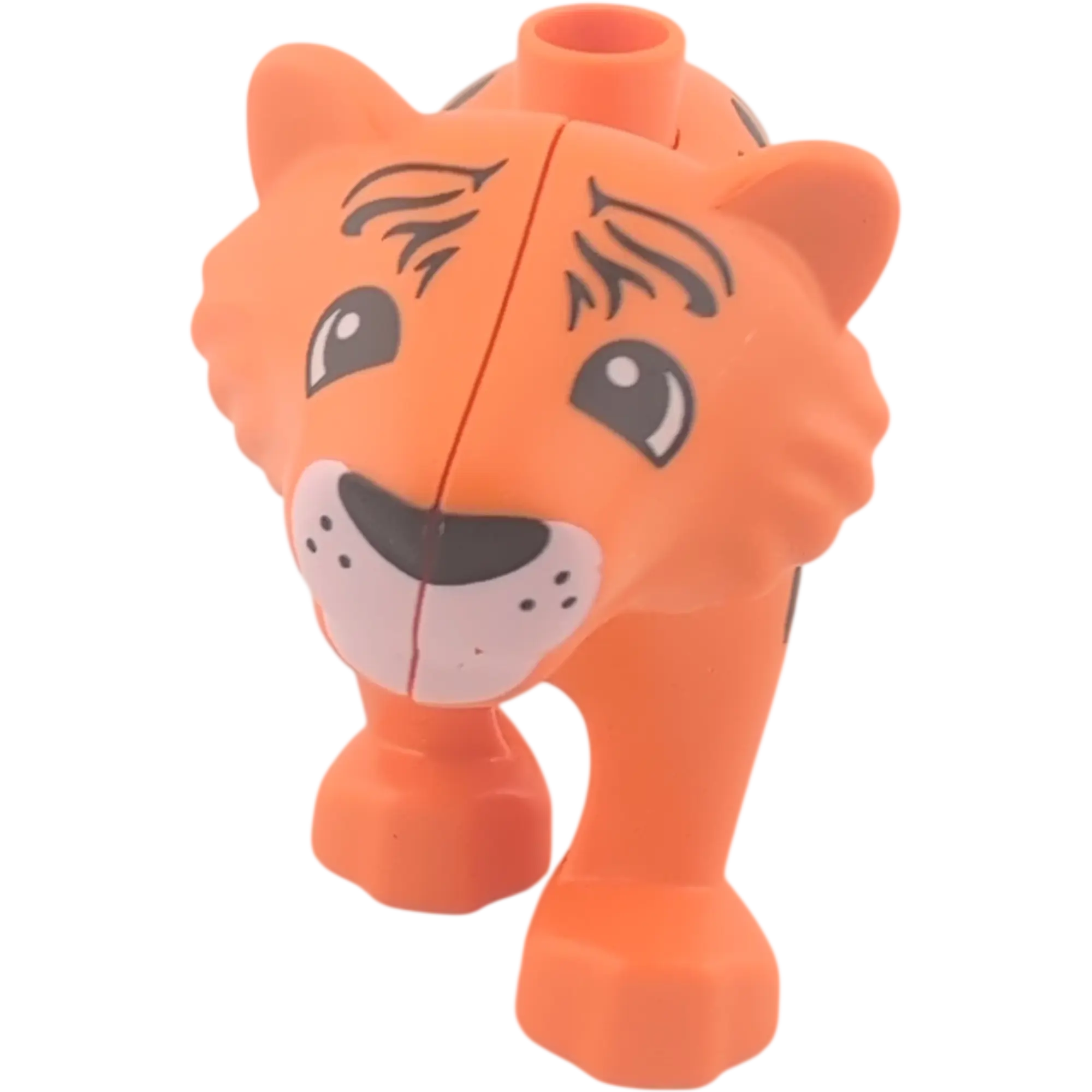 Lego Duplo 139B4 Tiger groß Orange schwarze Streifen