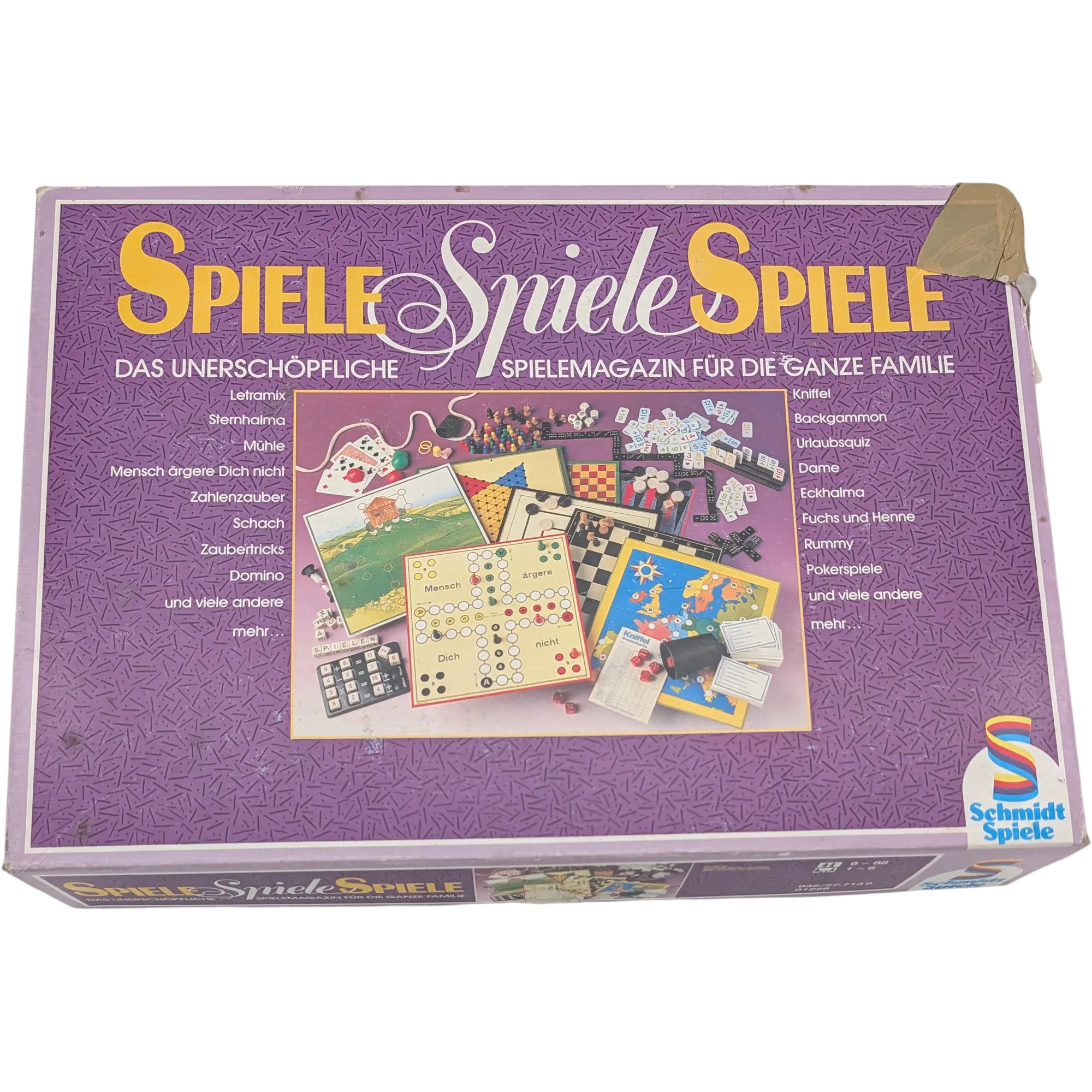 Schmidt Spiele Spiele Spiele Das unerschöpfliche Spielemagazin für die ganze Familie 01259 Spielesammlung