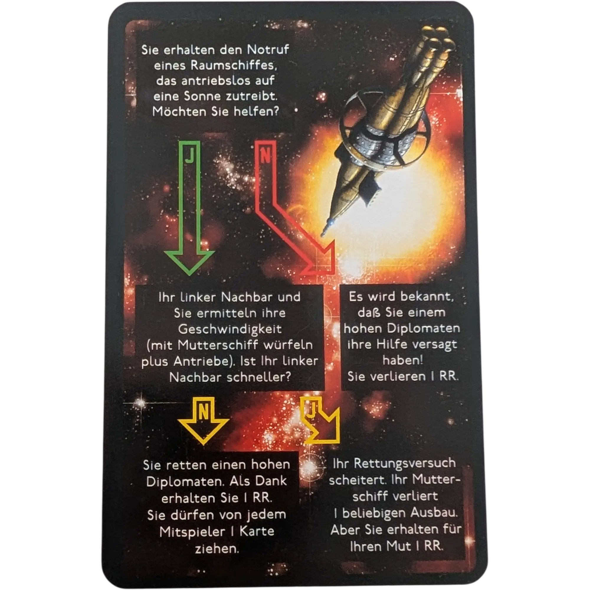 Kosmos Die Sternenfahrer von Catan Ersatzteil Begegnungskarte 19