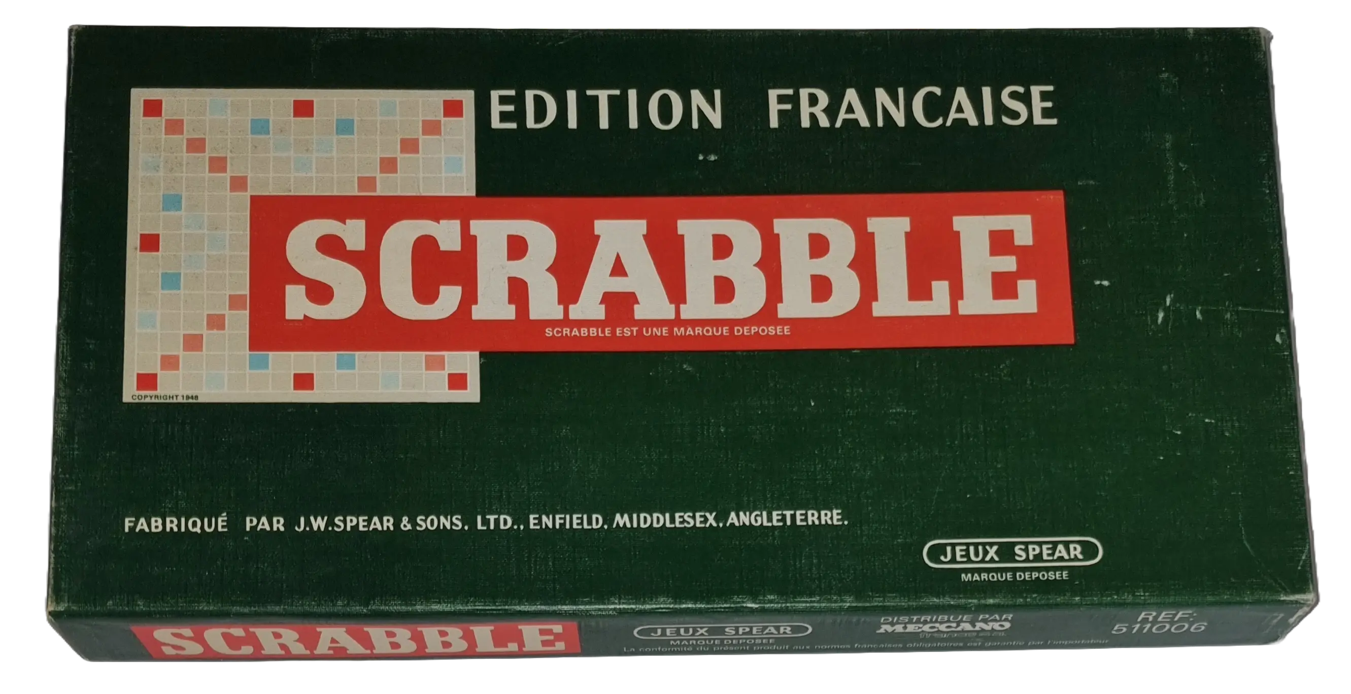 Jeux Spear Scrabble Edition Francaise 511006
