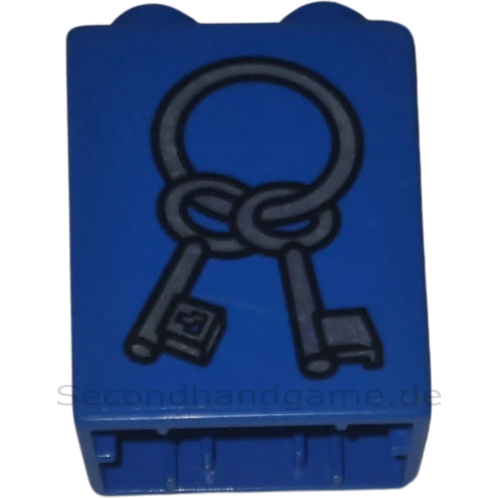 Lego Duplo 1x2 Stein Blau Schlüsselbund