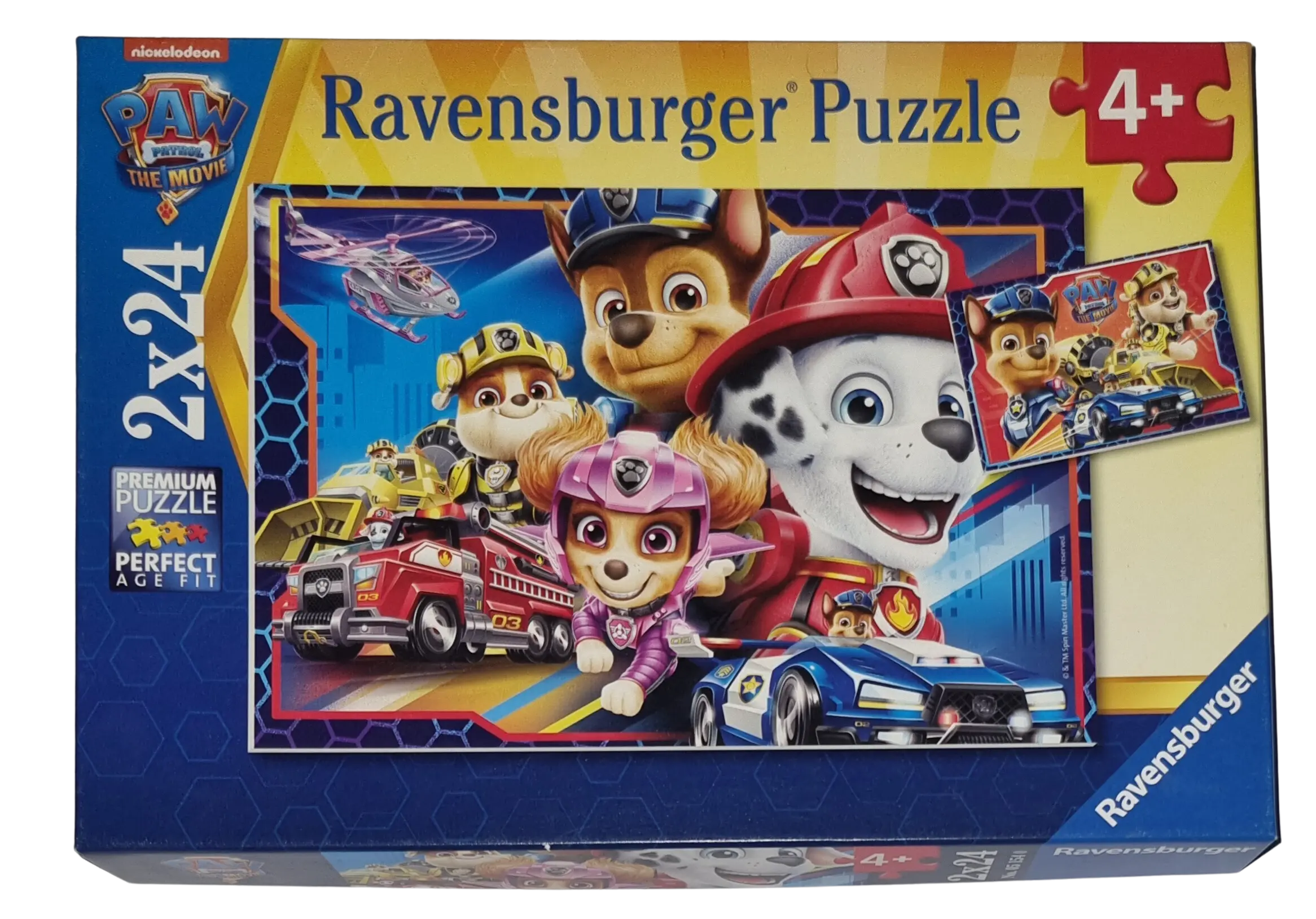 Ravensburger Premium Puzzle Paw Patrol 2x24 Teile 0514540 Allzeit bereit!