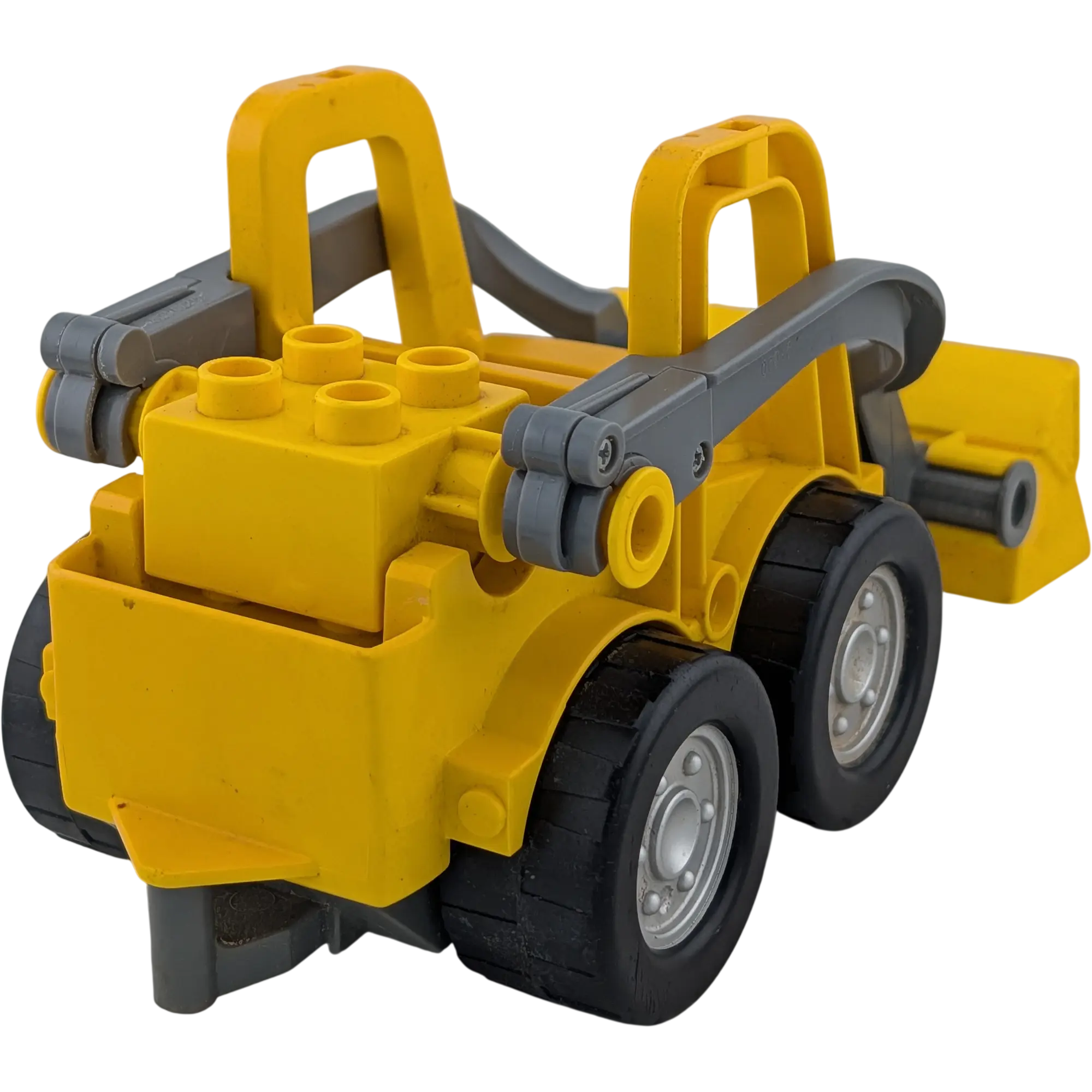 Lego Duplo Bagger Gelb Grau Groß Baggerschaufel