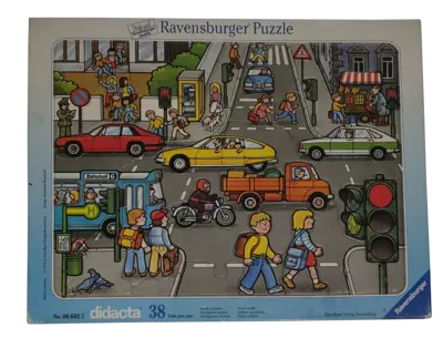 Ravensburger Rahmenpuzzle Didacta Straßenverkehr 38 Teile 066025