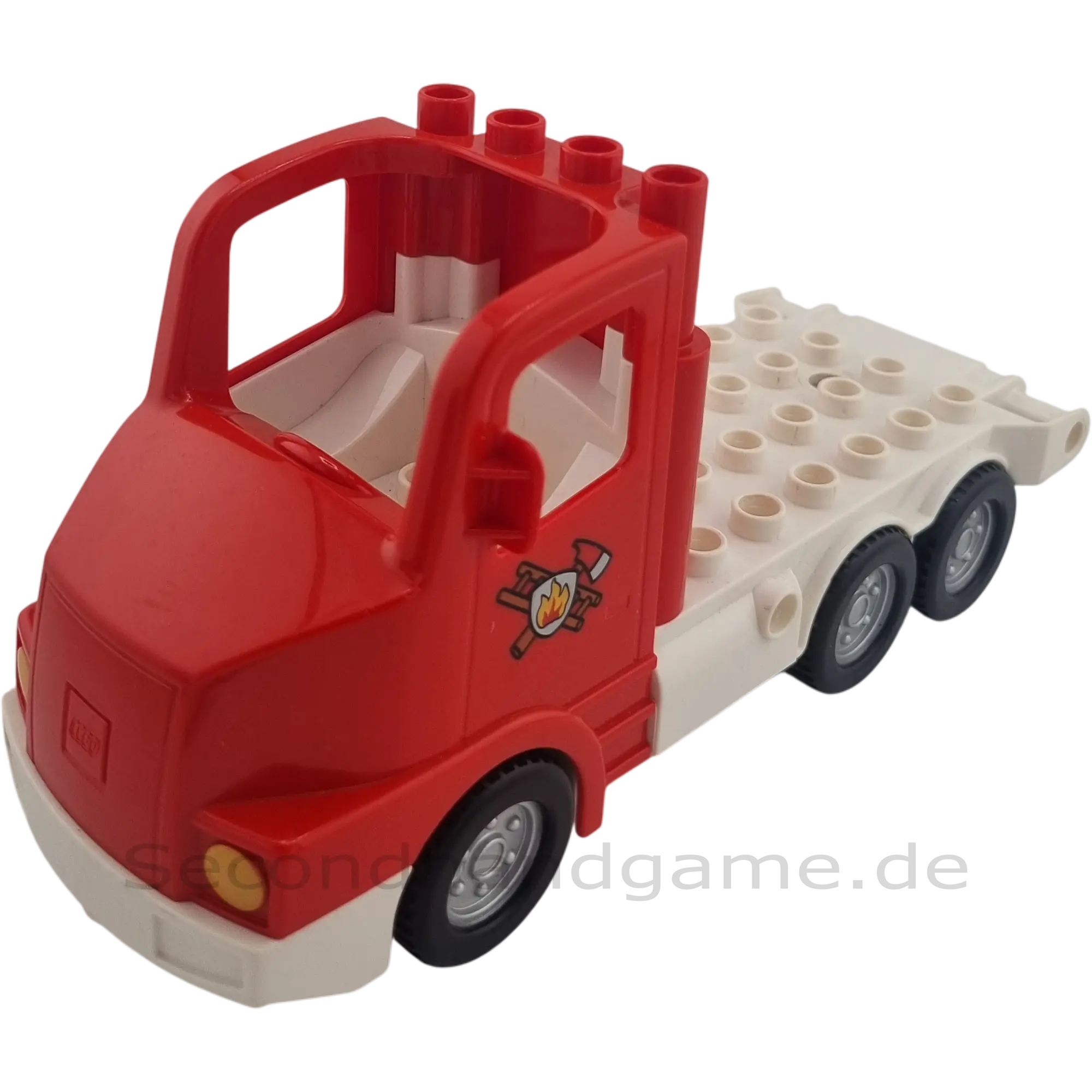 Lego Duplo Lastwagen Feuerwehrauto Rot Weiß