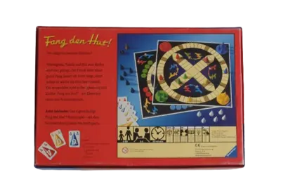 Fang Den Hut! Board Game [German Version] - Fun Family Game With 5 Game Variations For 2-6 Players