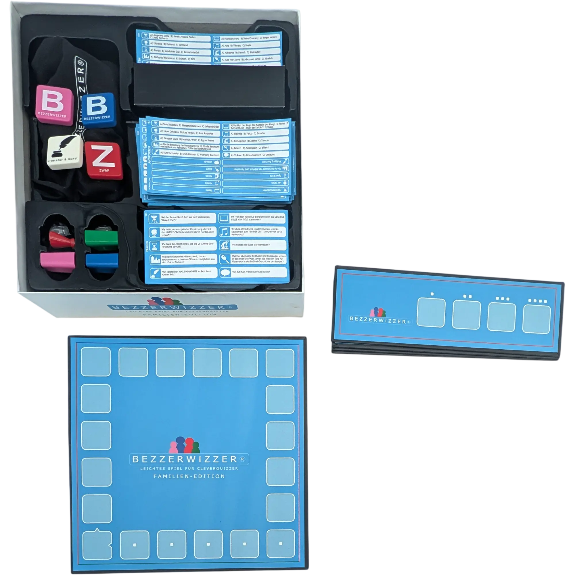 Mattel Wissensspiel Bezzerwizzer leichtes Spiel für cleverquizzer Familien-Edition