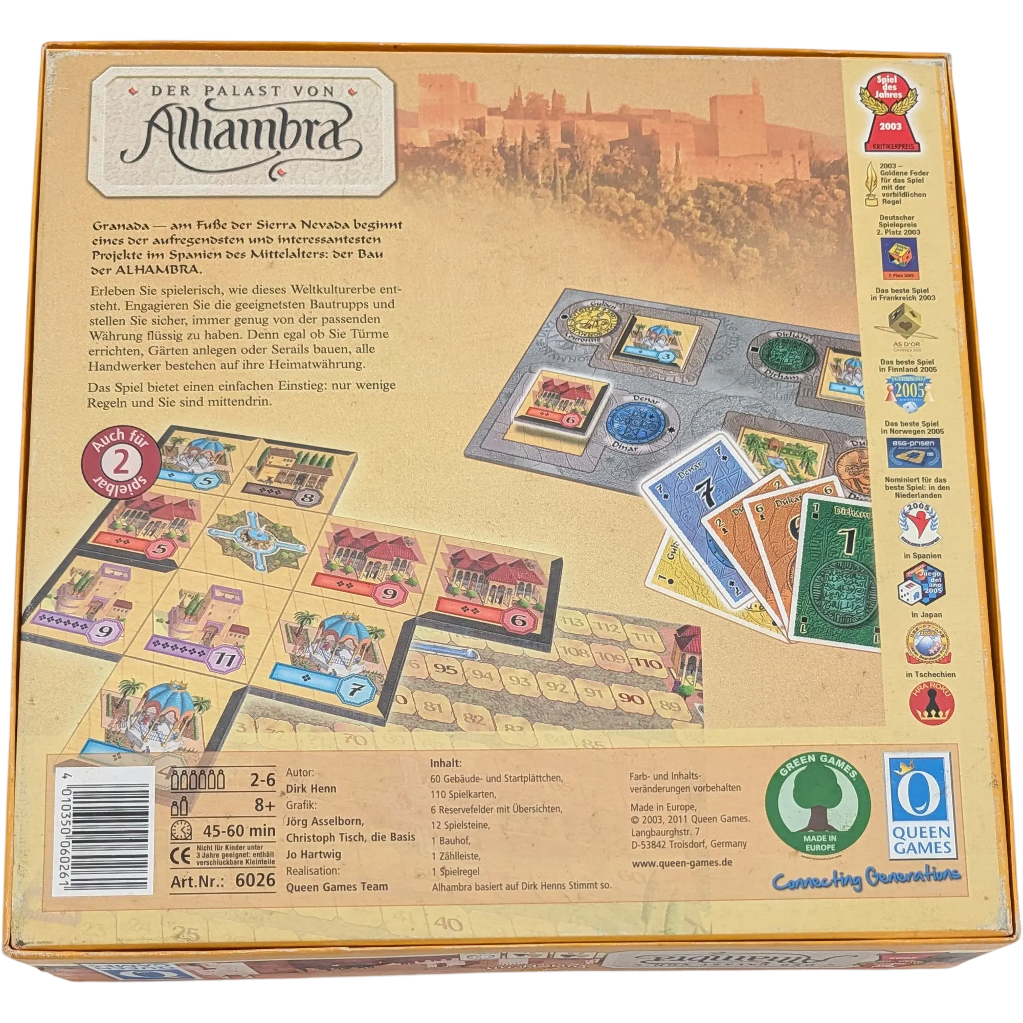Queen Games Der Palast von Alhambra Basisspiel