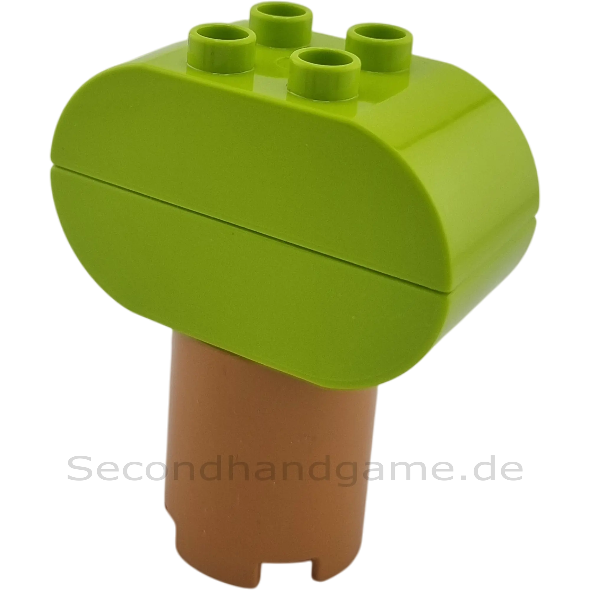 Lego Duplo Baum Groß vierteilig Braun und Hellgrün Lime