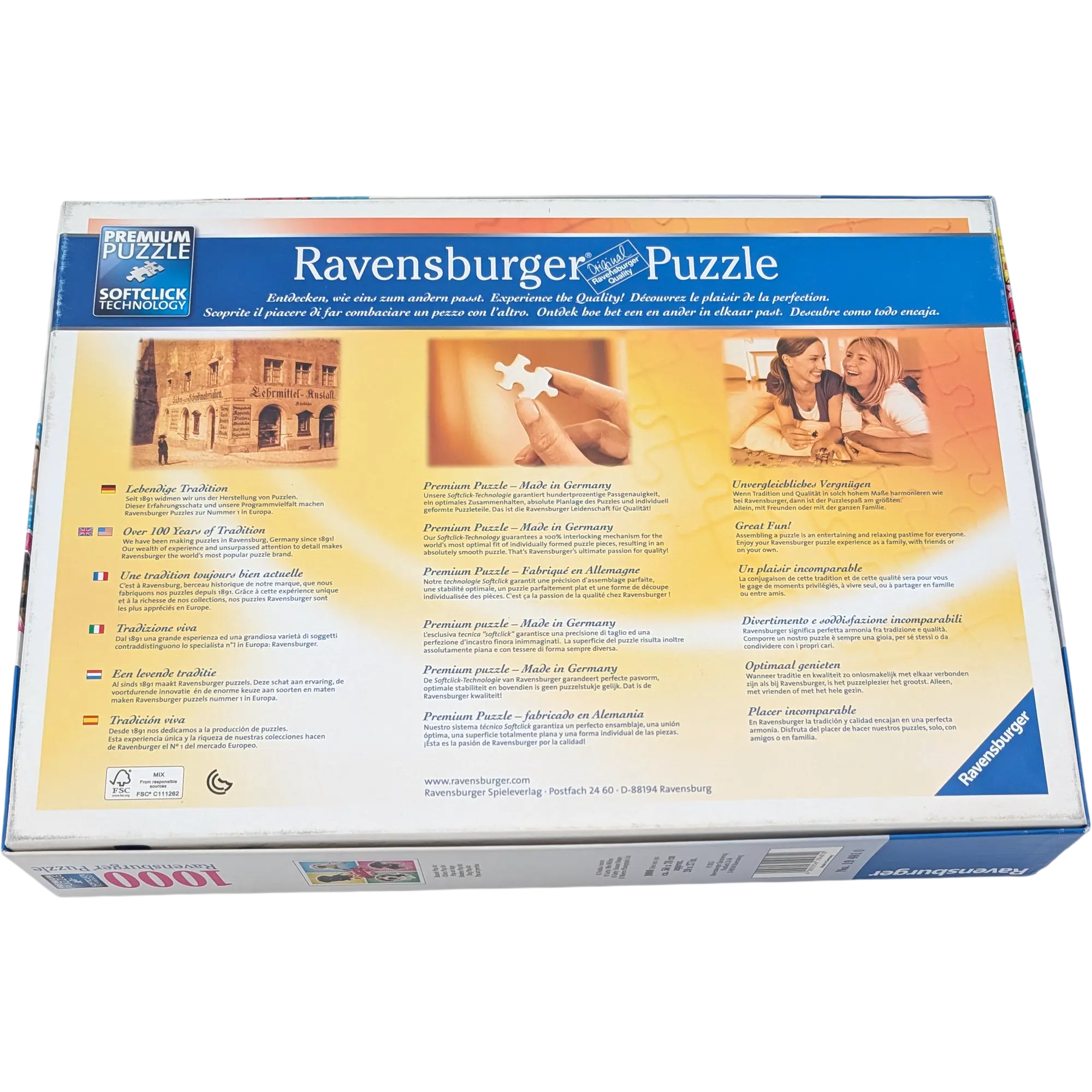 Ravensburger Premium Puzzle 1000 Teile 194810 Hunde Pop Art