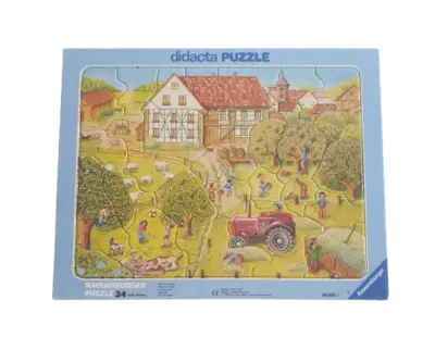 Ravensburger Didacta Rahmenpuzzle Bei der Ernte 34 Teile No. 066551