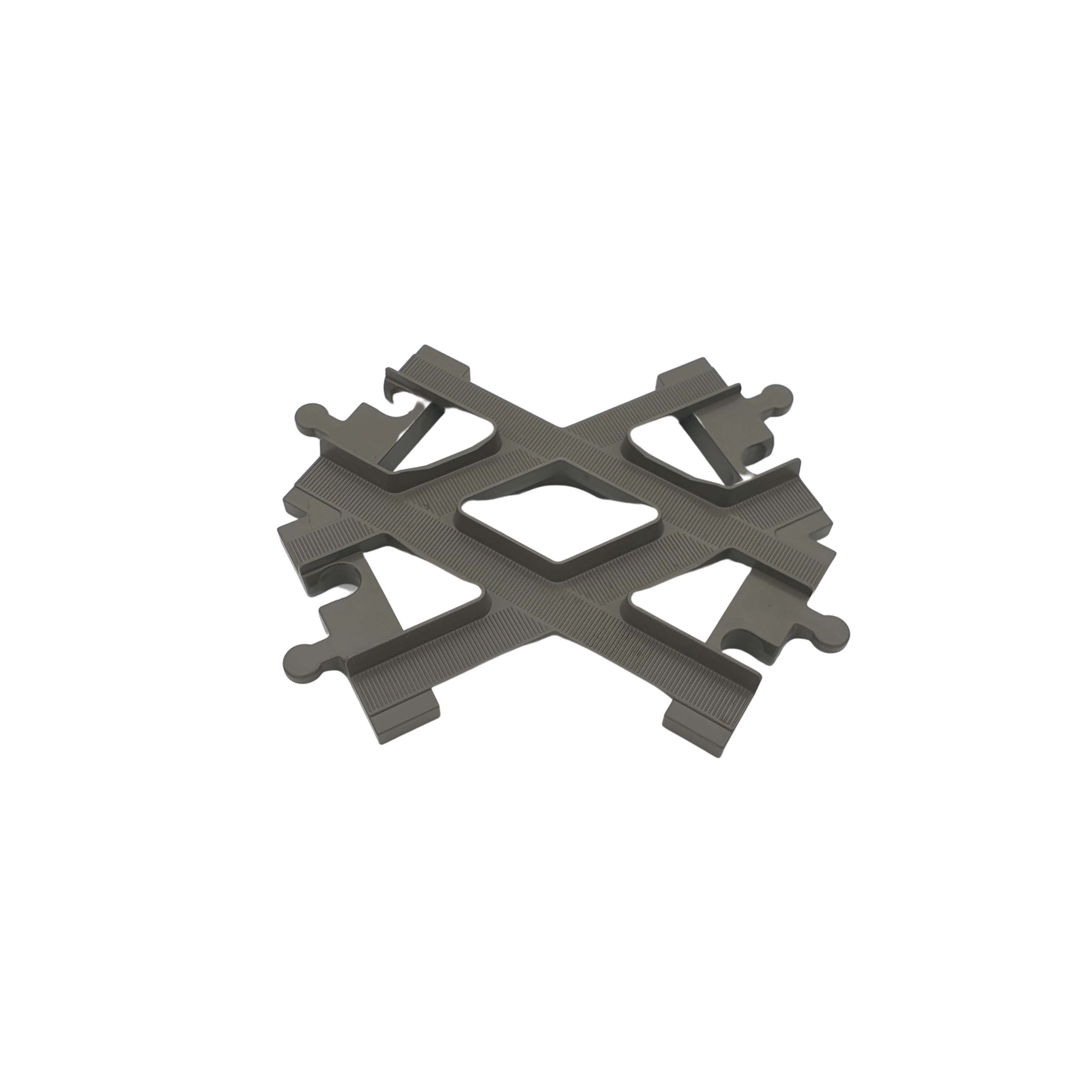 Lego Duplo Schiene Kreuzung Grau 6376