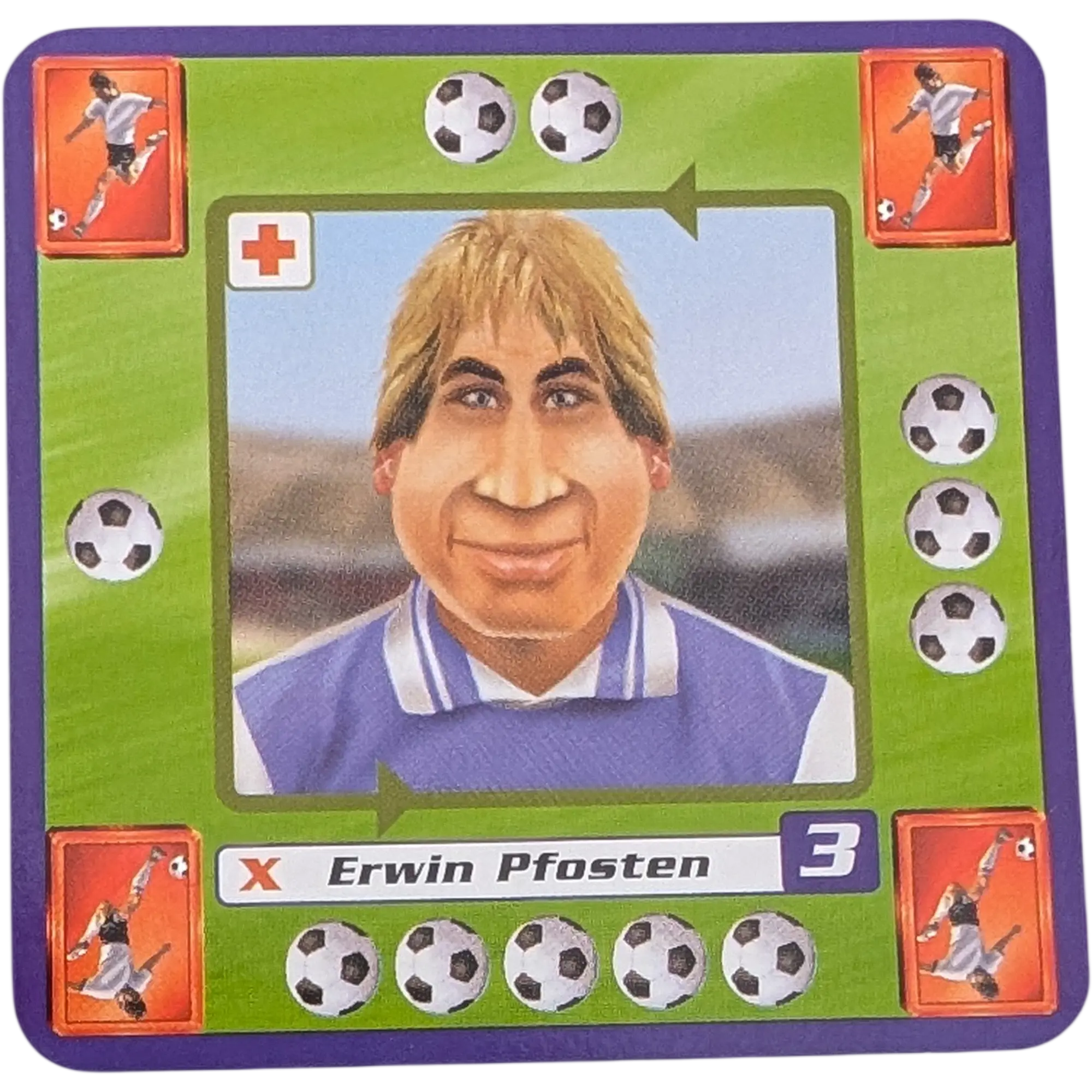 Kosmos Finale Ersatzteile Team Blau Stürmer Erwin Pfosten 3