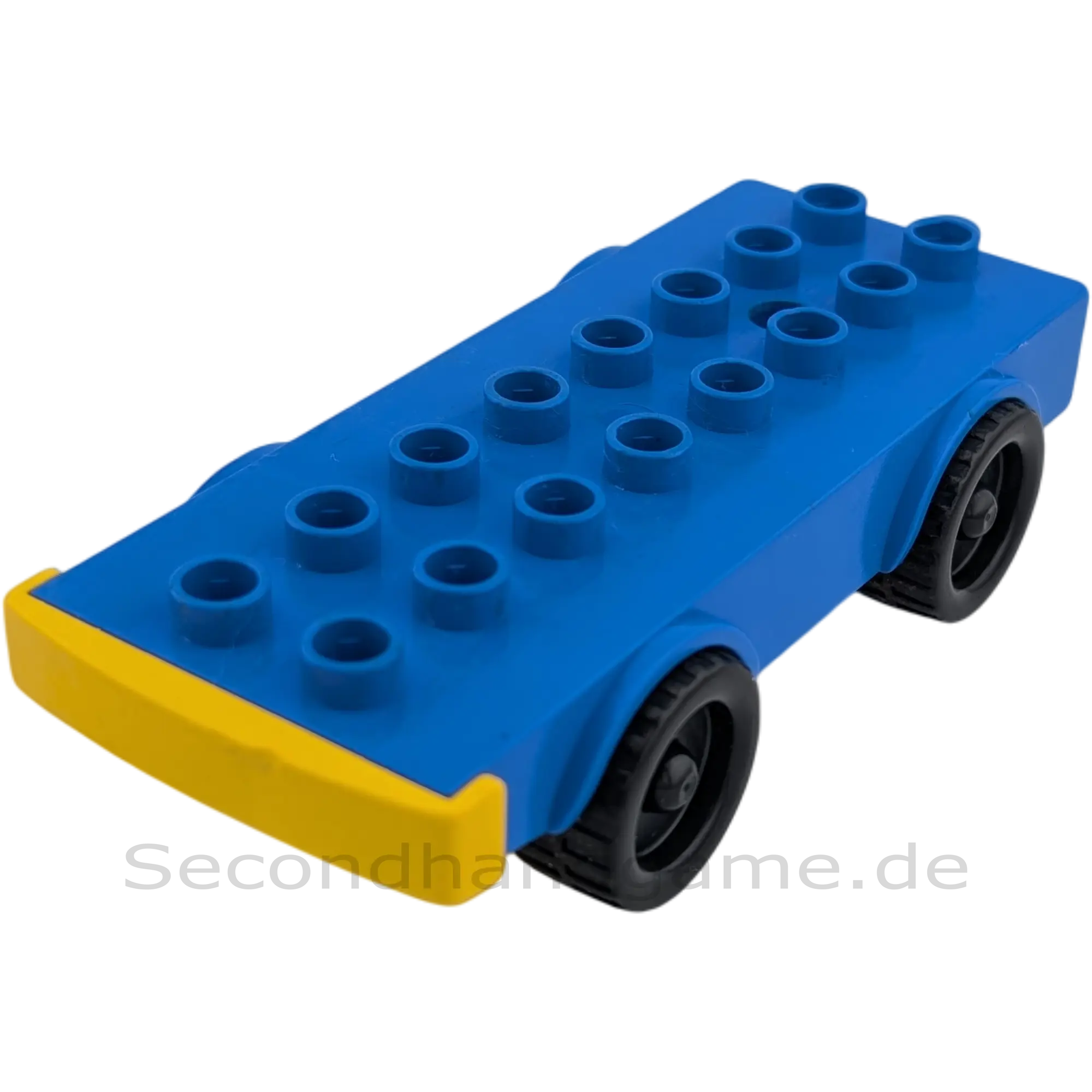 Lego Duplo Anhänger Blau Gelb offen 2x8
