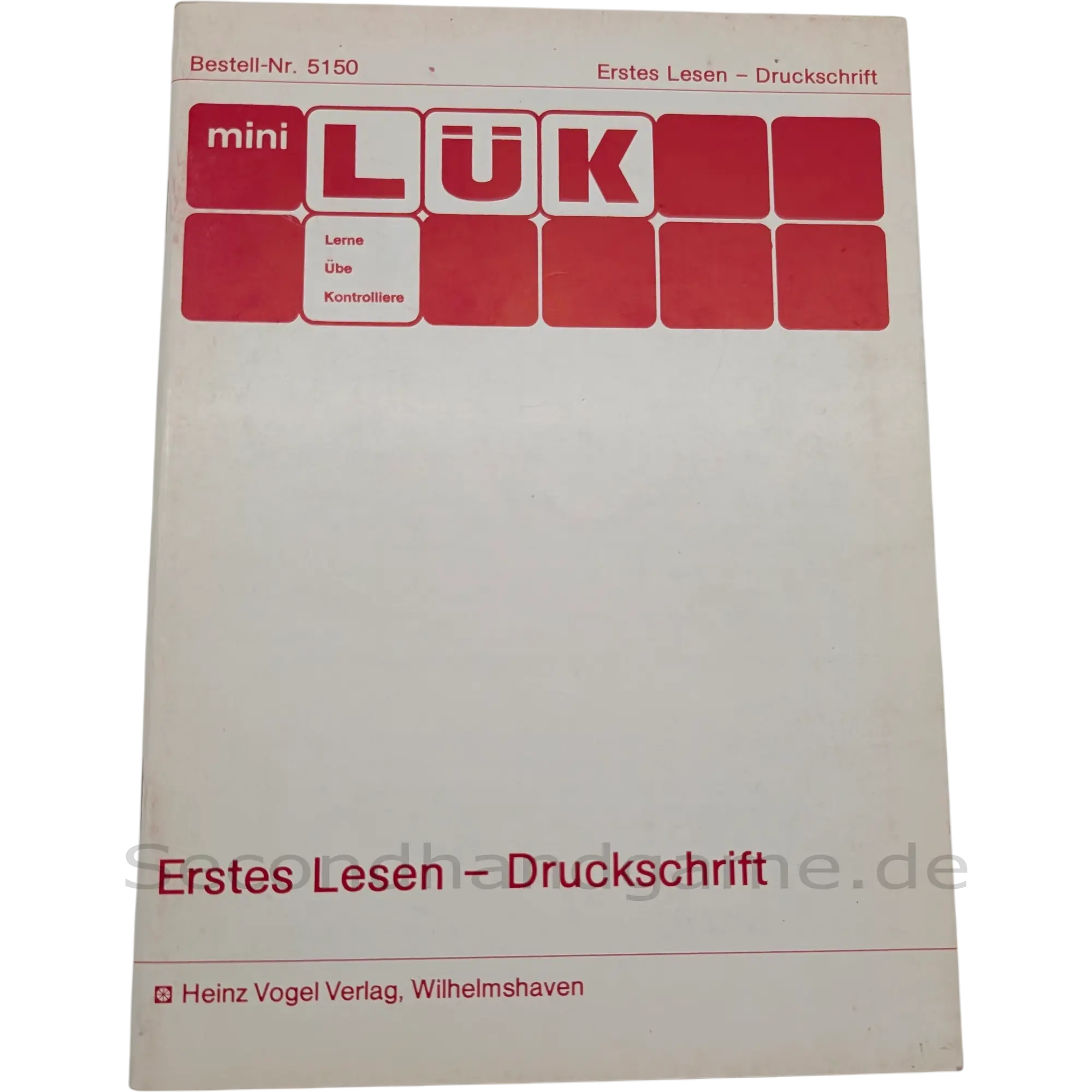 LÜK - Westermann mini LÜK Heft Erstes Lesen - Druckschrift 5150, ab 5 Jahren