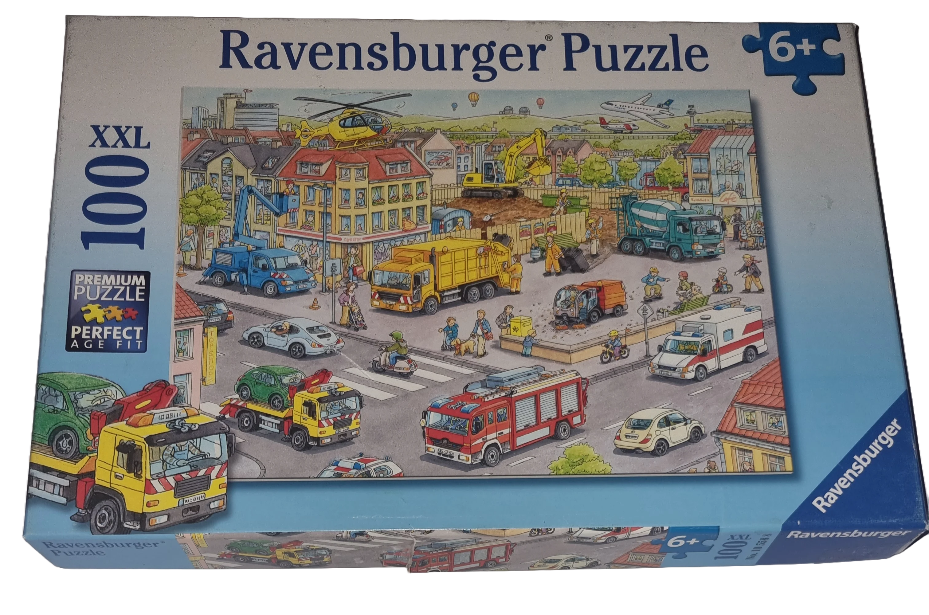 Ravensburger Premium Puzzle XXL 100 Teile 105588 Fahrzeuge in der Stadt