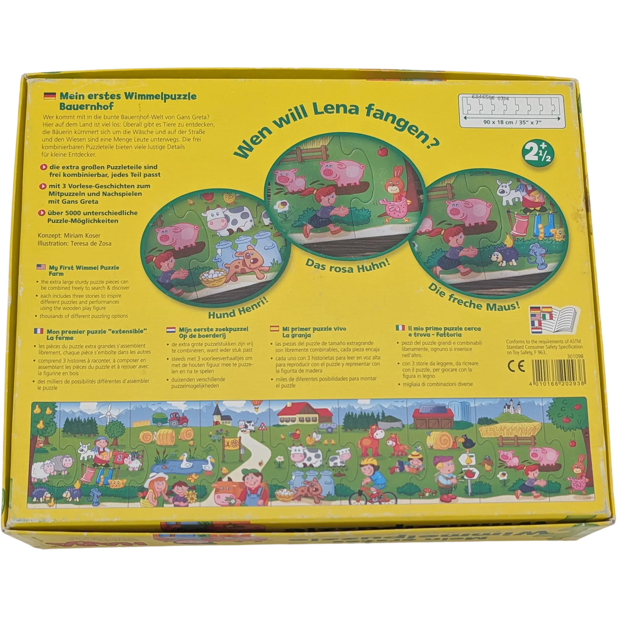 Haba Mein erstes Wimmelpuzzle Bauernhof 301098, Ansicht 2
