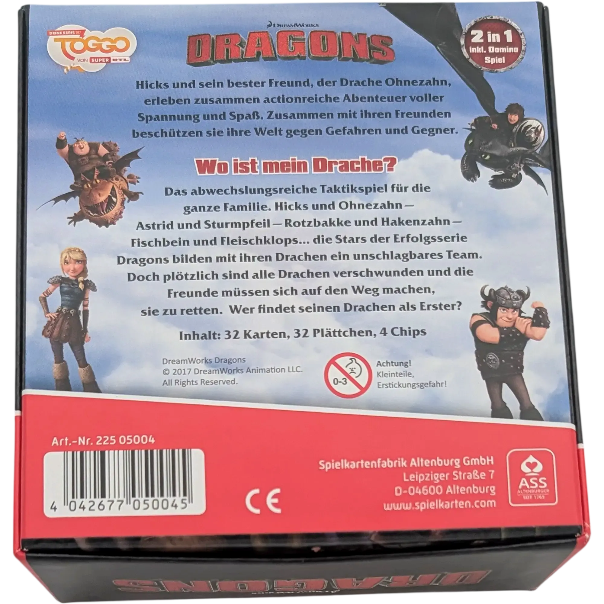 ASS Dragons Wo ist mein Drache? 2in1 Reisespiel inkl. Domino 22505004, Ansicht 2