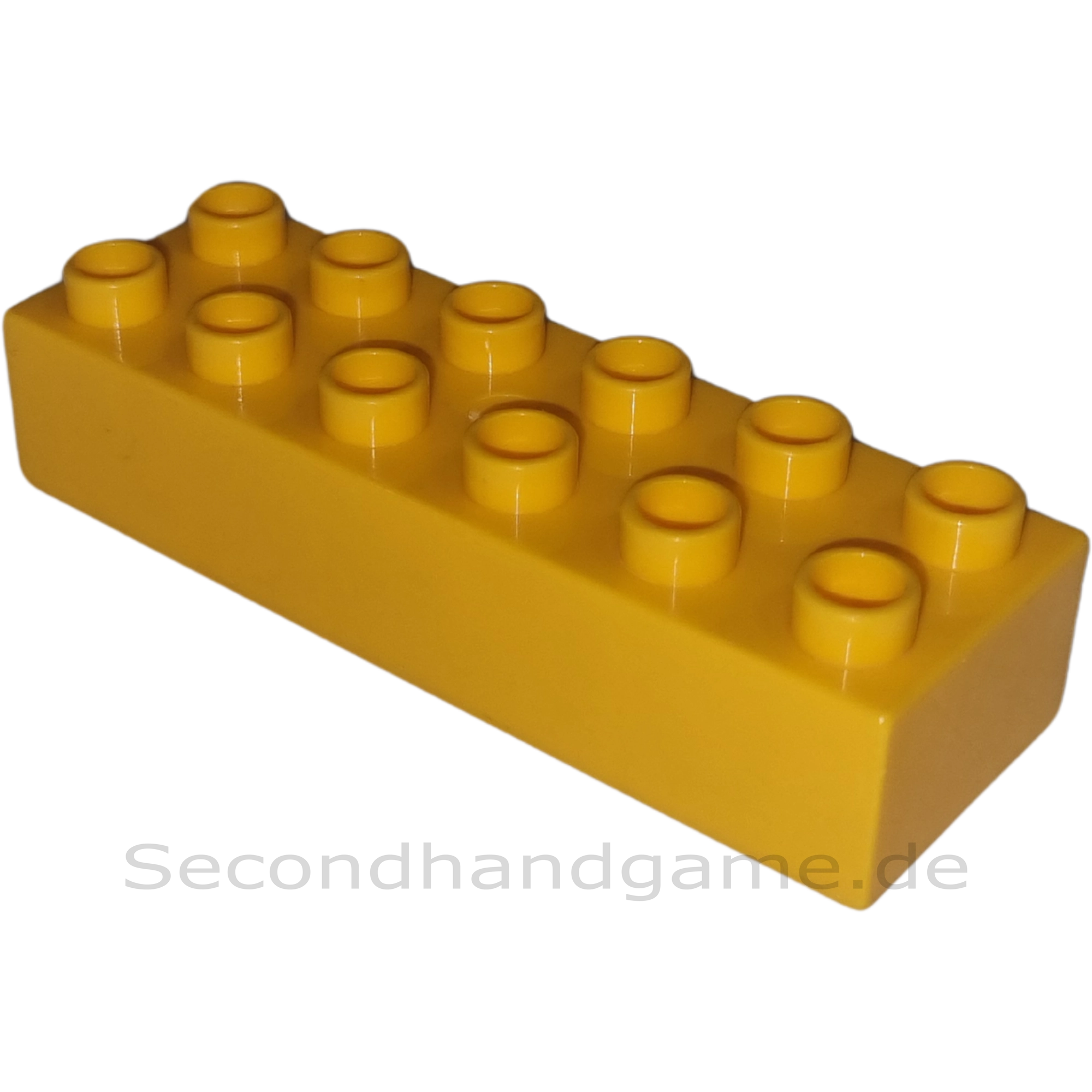 Lego Duplo 2300 Baustein 2x6 Gelborange