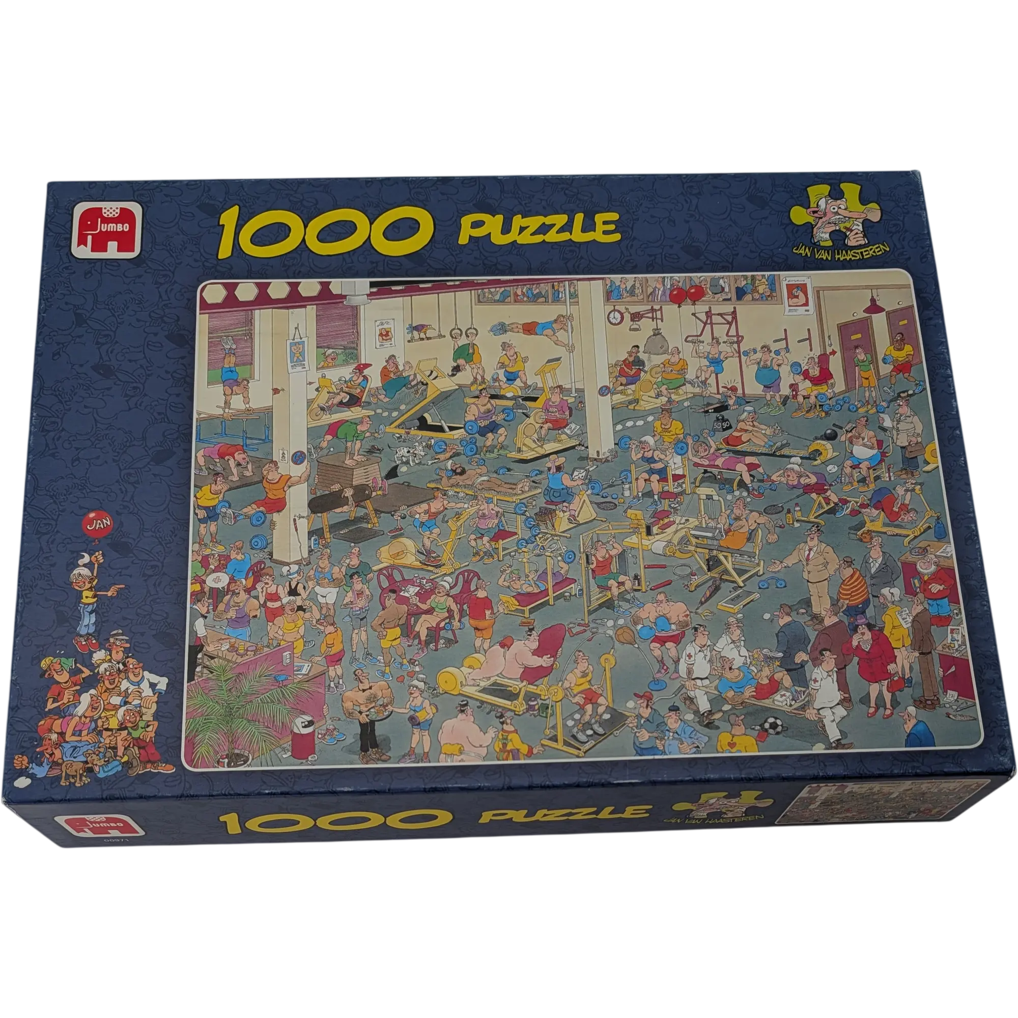Jumbo Puzzle Jan van Haasteren 1000 Teile 2002/4 Im Fitnesstudio