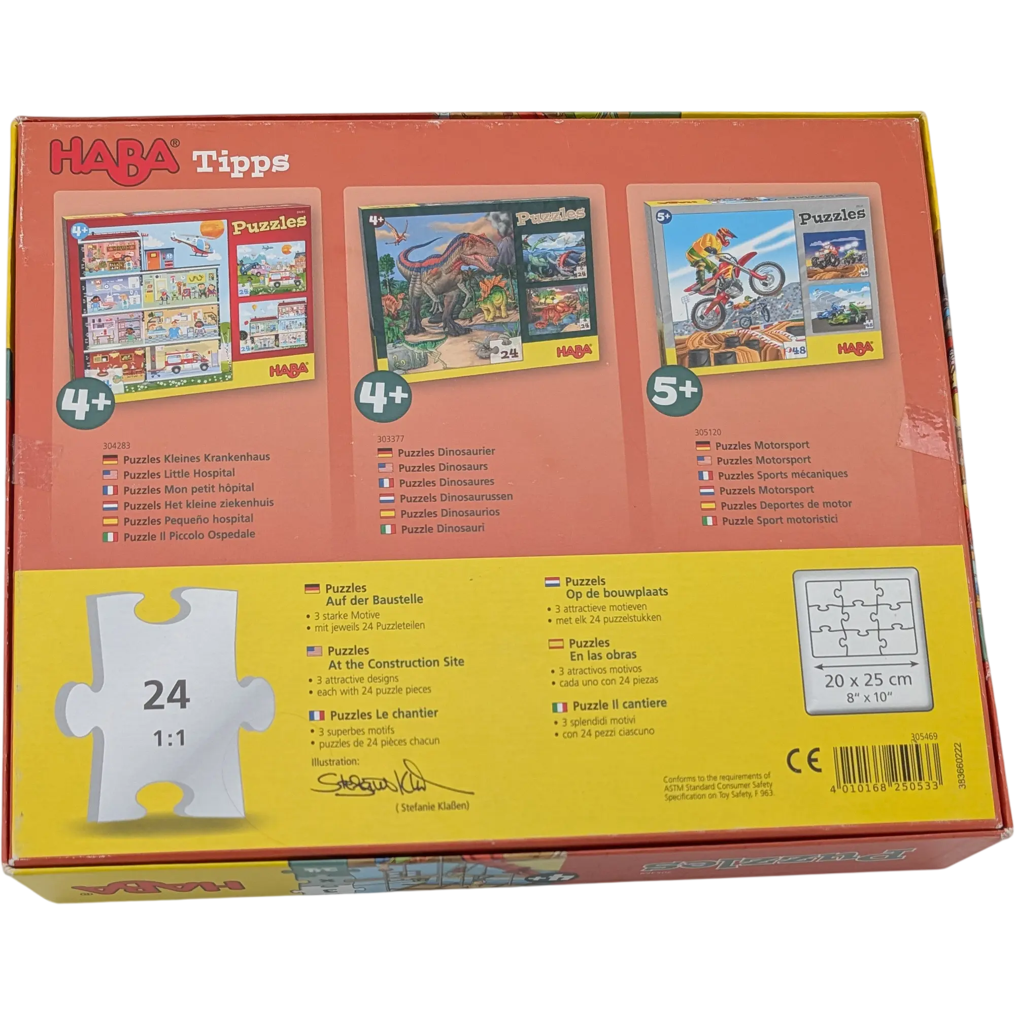 Haba Puzzles Baustelle 3x24 Teile 305469, Ansicht 2