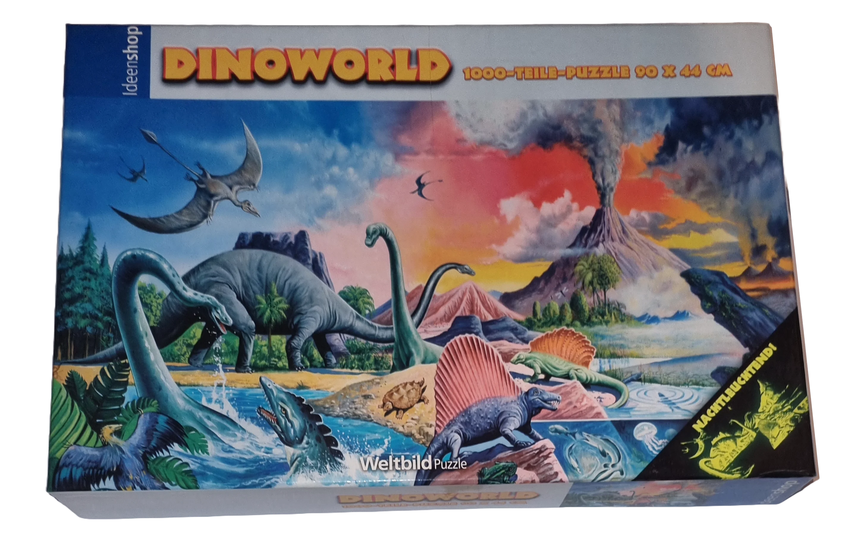 Weltbild Ideenshop Dinoworld Puzzle 1000 Teile Nachtleuchtend 571783