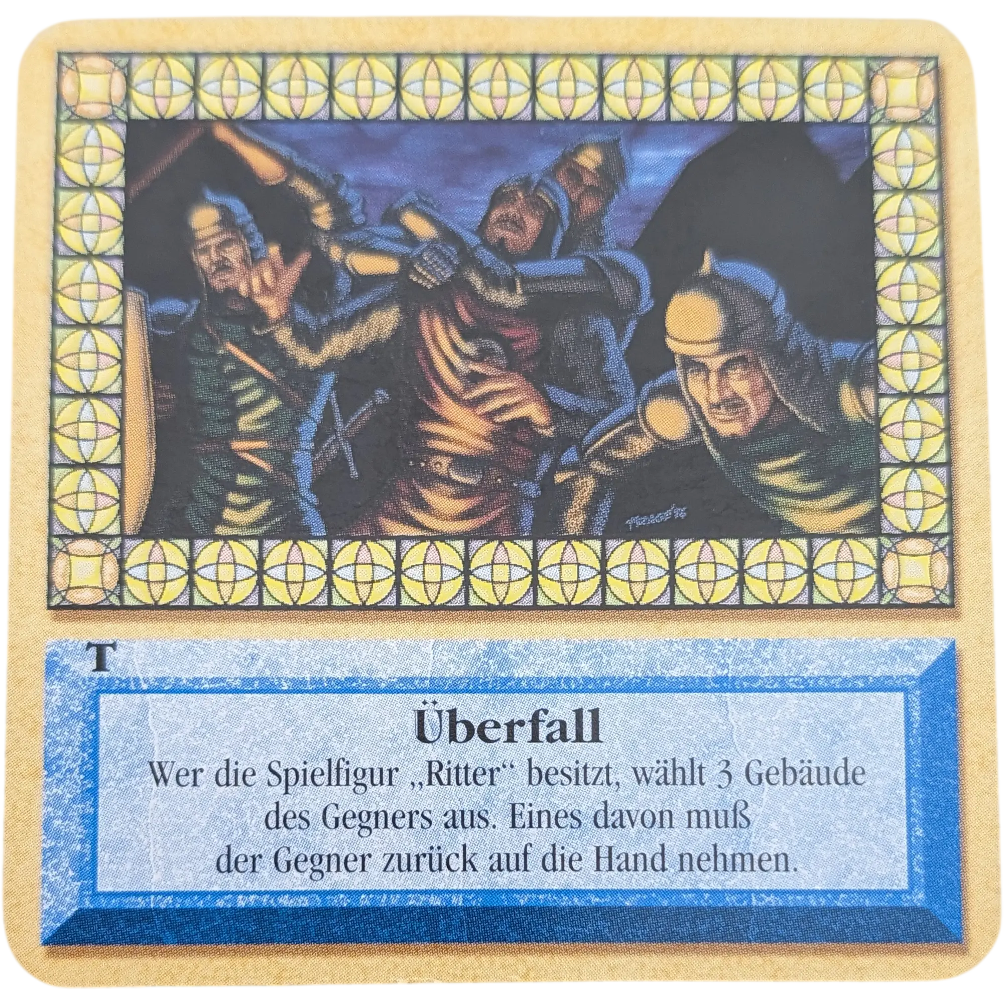 Kosmos Catan das Turnierset zum Kartenspiel Ersatzteile Karte Blau Überfall