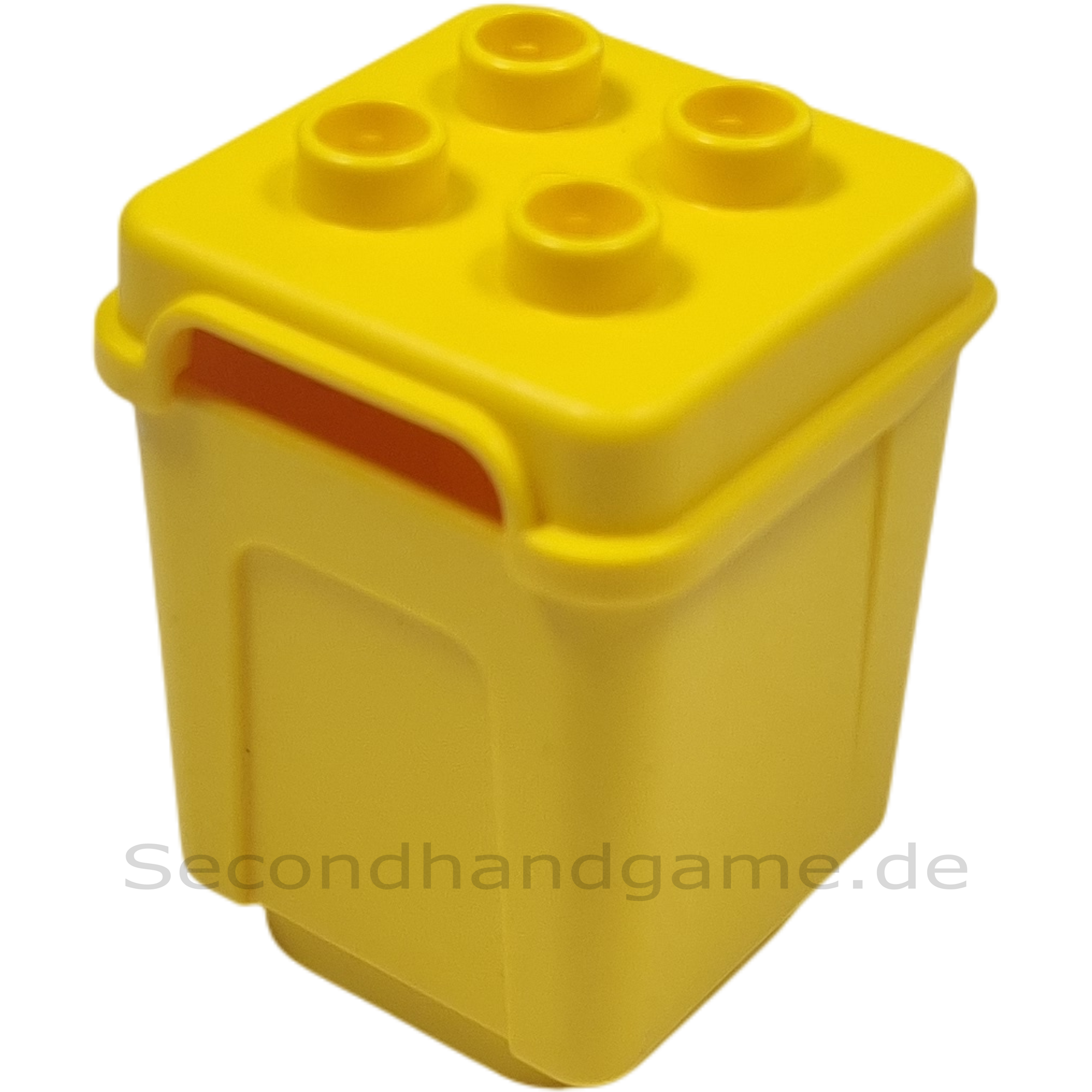 Lego Duplo Mülltonne Gelb
