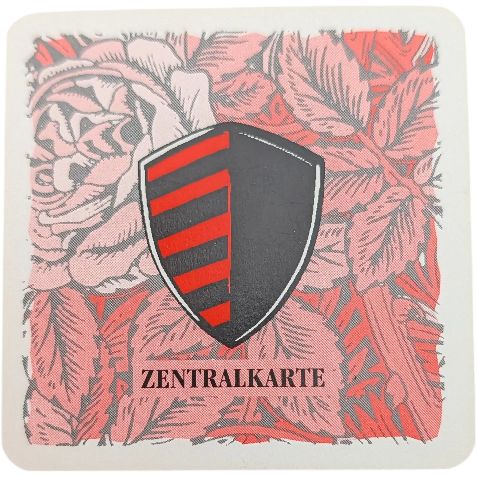 Kosmos Die Siedler von Catan das Kartenspiel Ersatzteil Zentralkarte Wappen Rot-Schwarz Erz, Ansicht 2