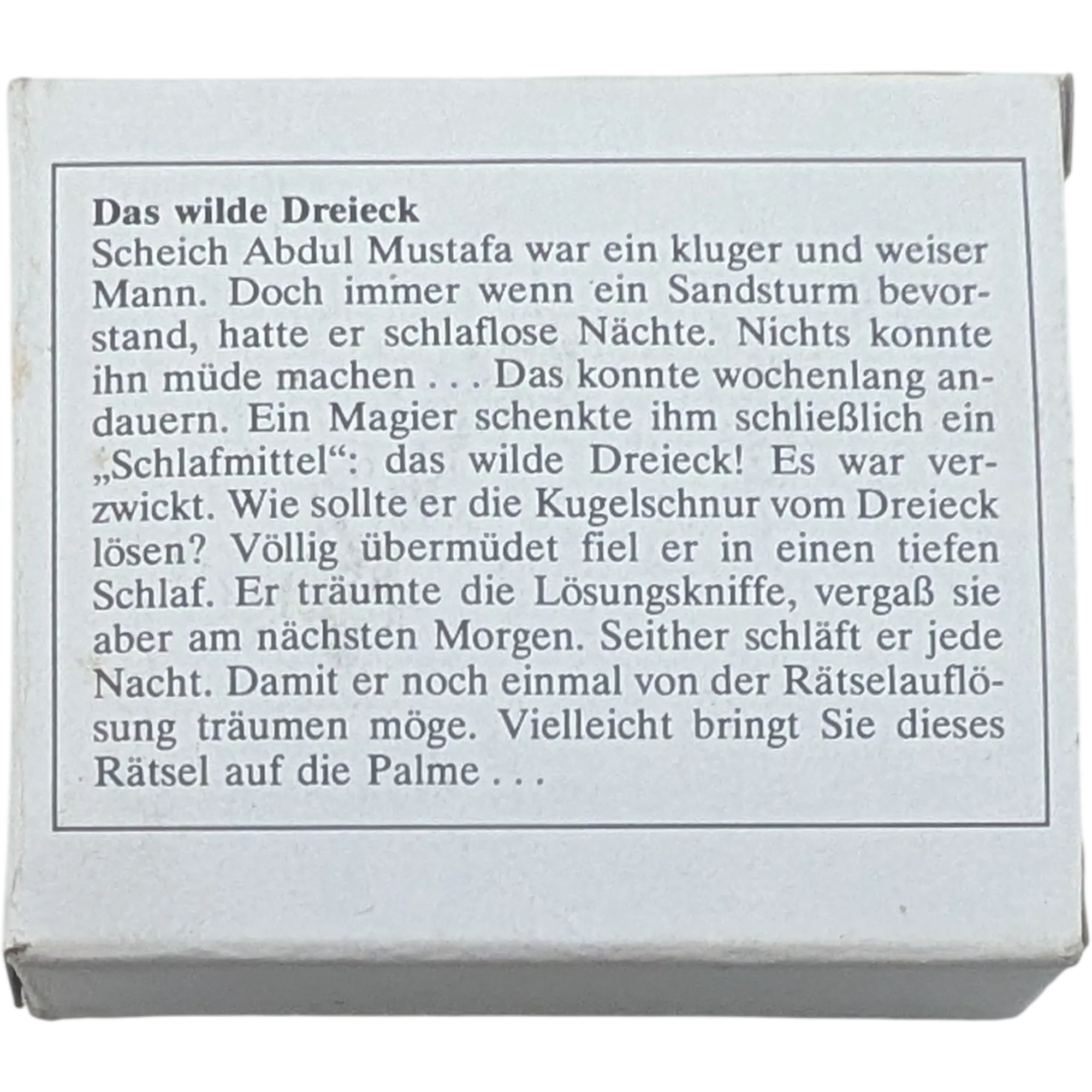 Bartl Mini Spiele Geduldspiele Das wilde Dreieck, Ansicht 3