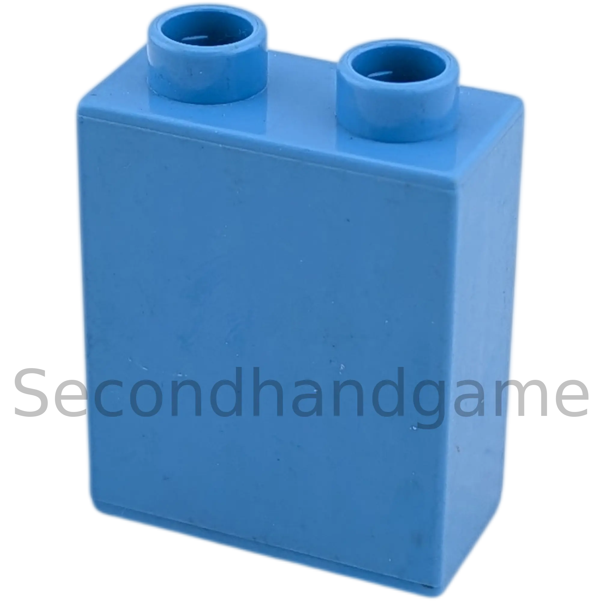 Lego Duplo 4066 Stein 1x2x2 Blaugrau