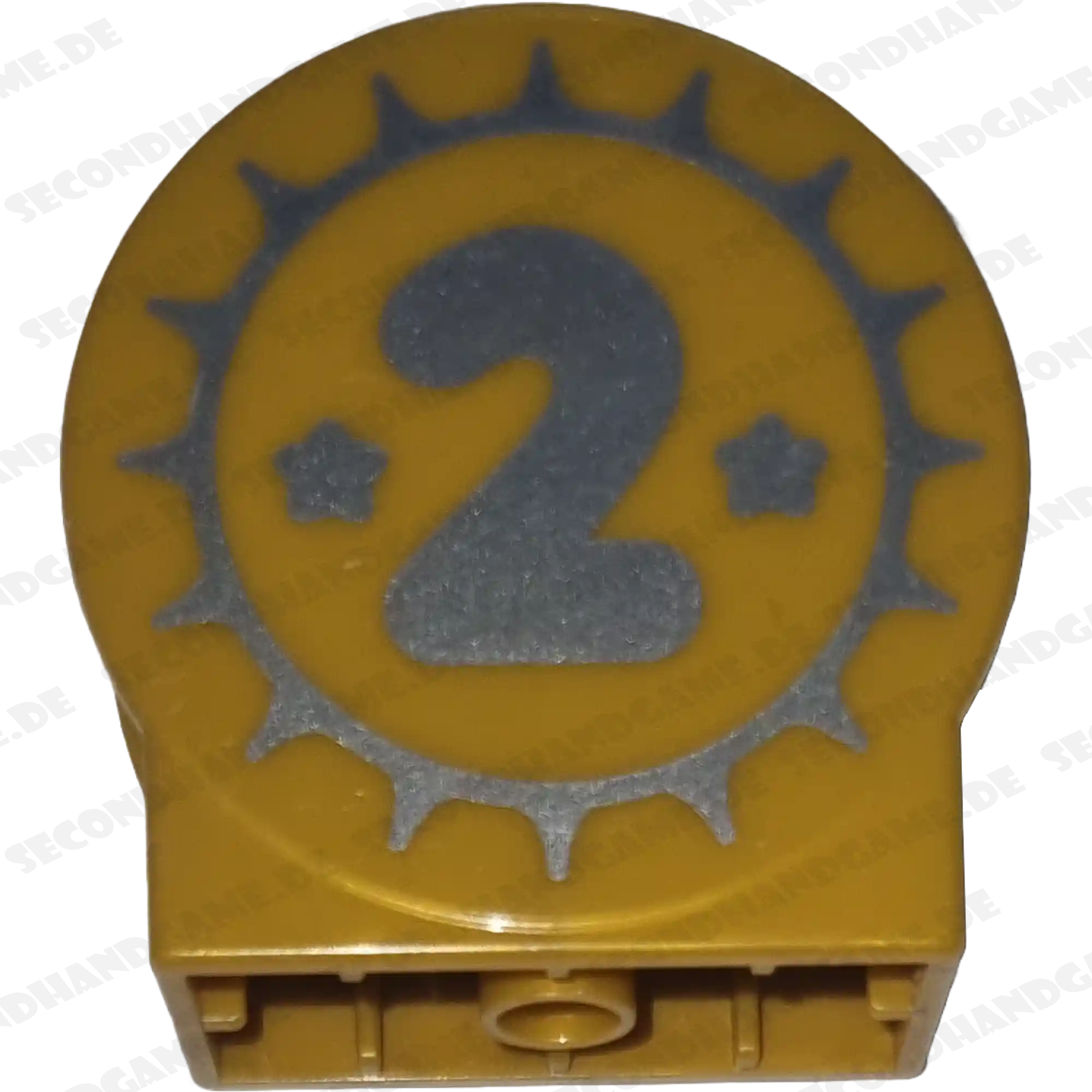 Lego Duplo 14222 Rund Gold Zahl Zwei