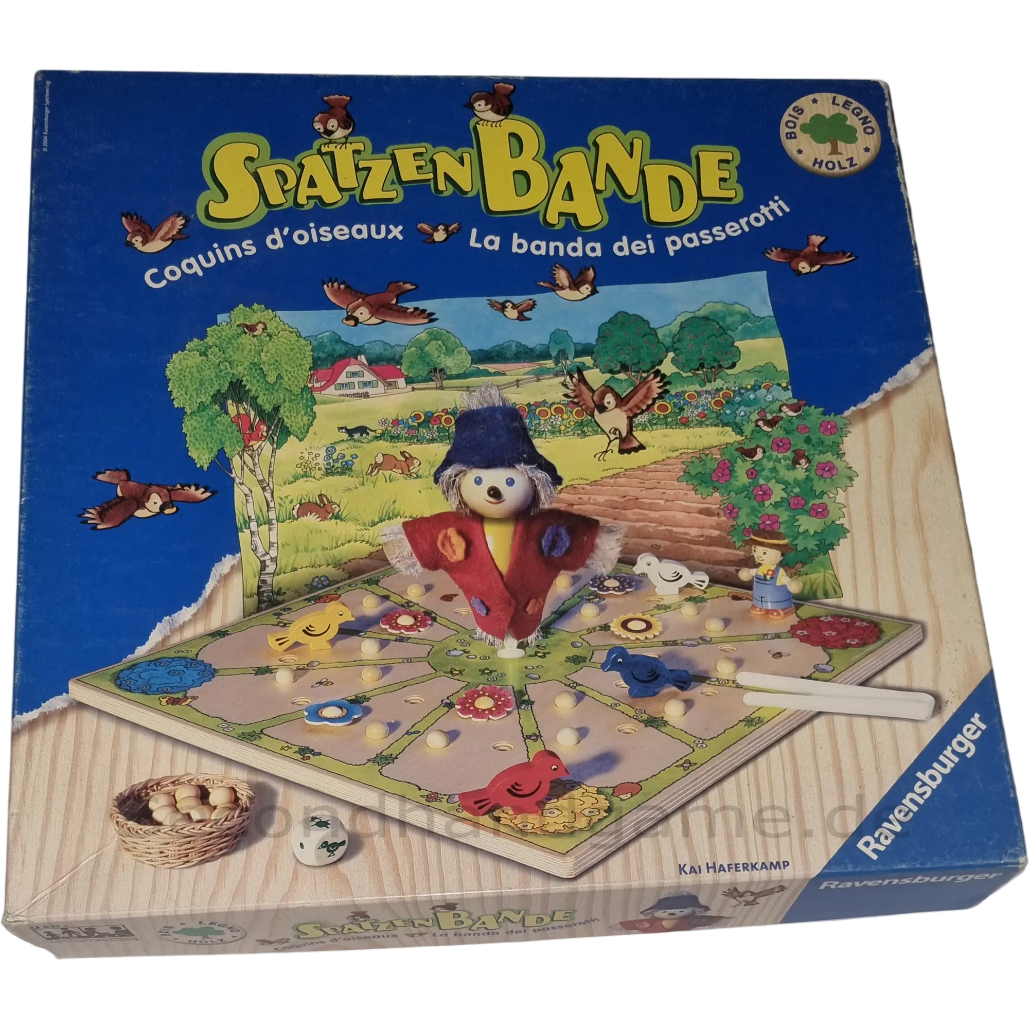 Ravensburger Spatzen Bande 226252 Brettspiel Holz ab 5 Jahren