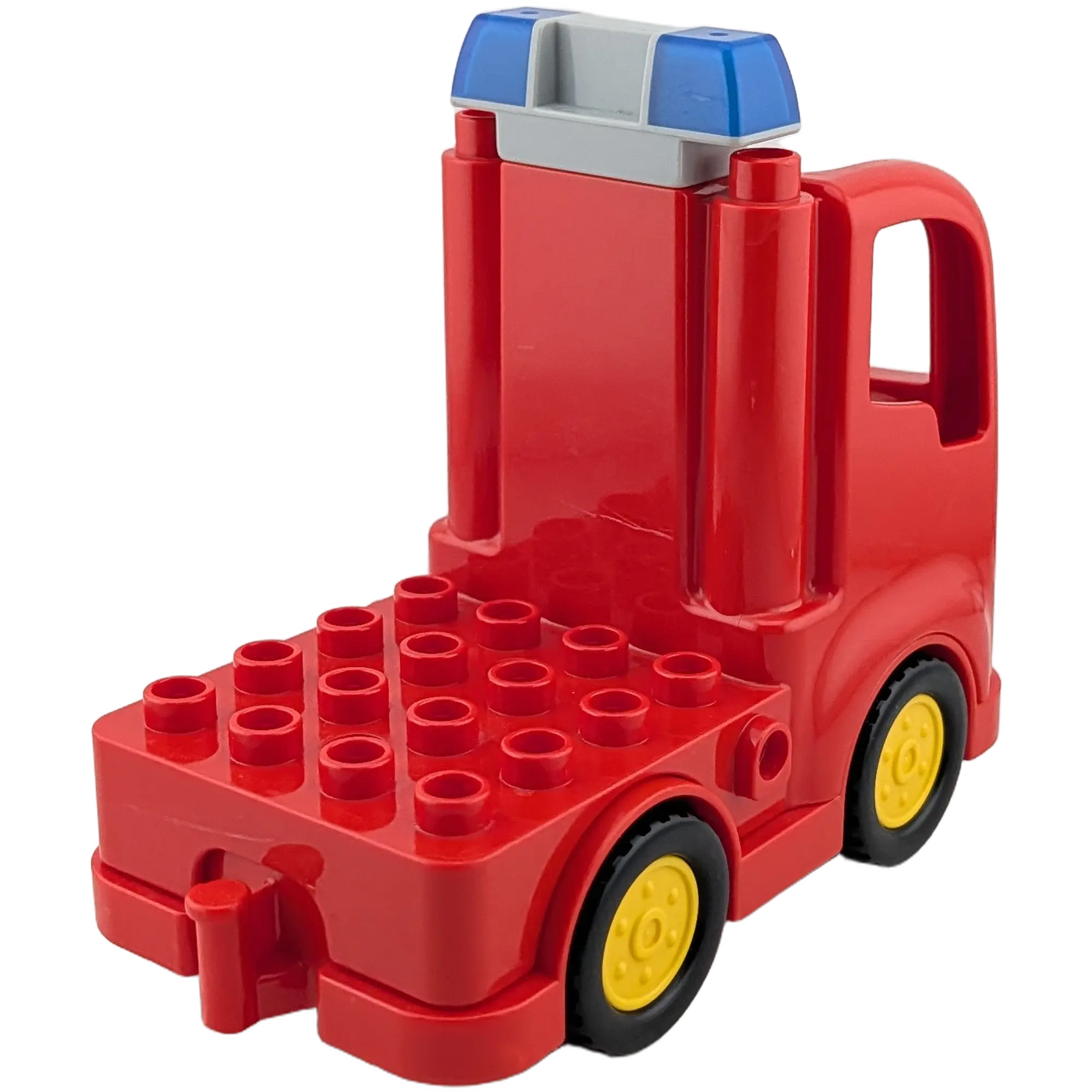 Lego Duplo Feuerwehrauto Jeep Rot mit Blaulicht, Ansicht 2