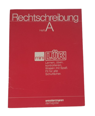 Mini Lük Rechtschreibung Heft A