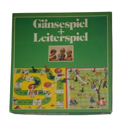 Berliner Spiele Gänsespiel + Leiterspiel