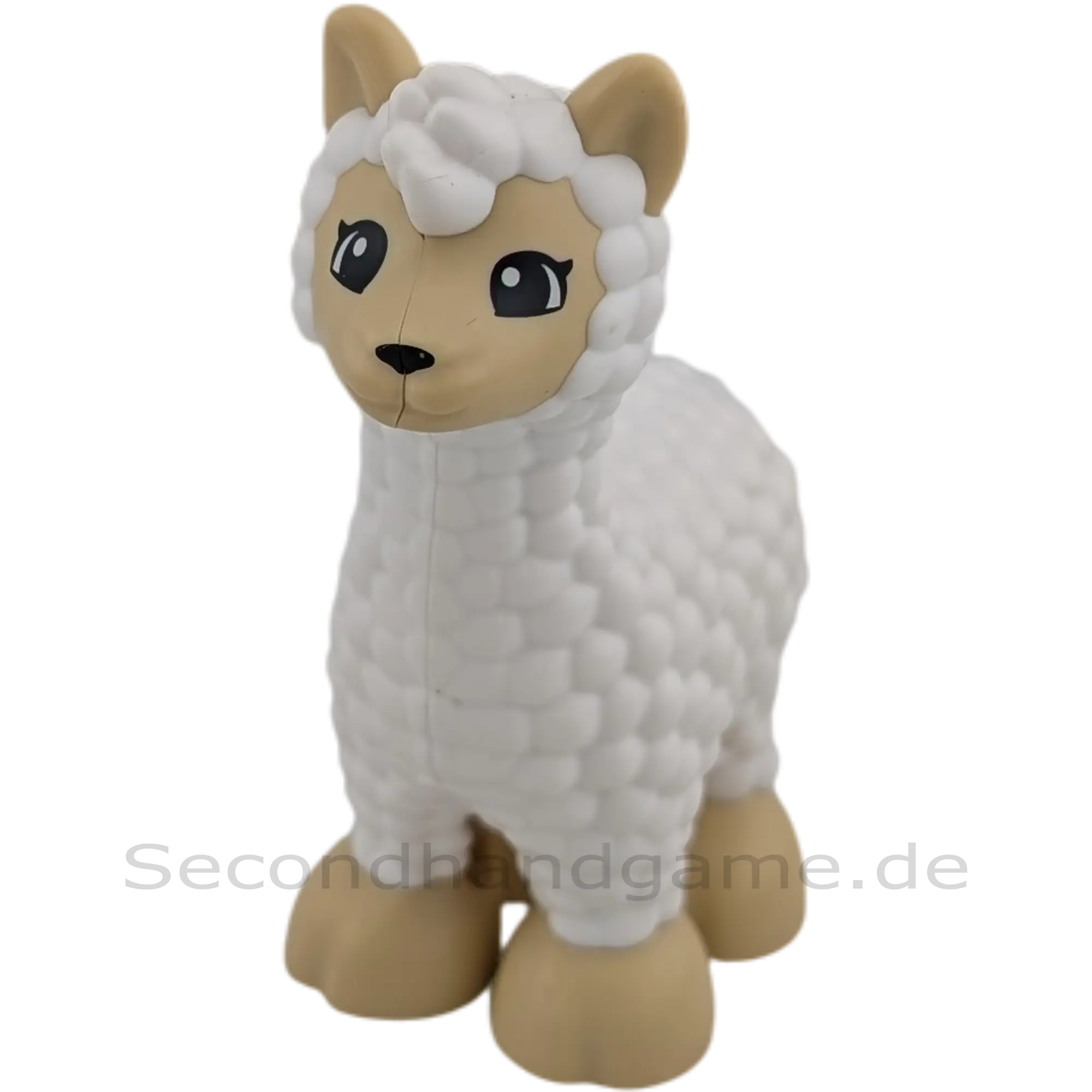 🦙 LEGO Duplo Tierfigur Lama Alpaka Weiß/Gelb 67634